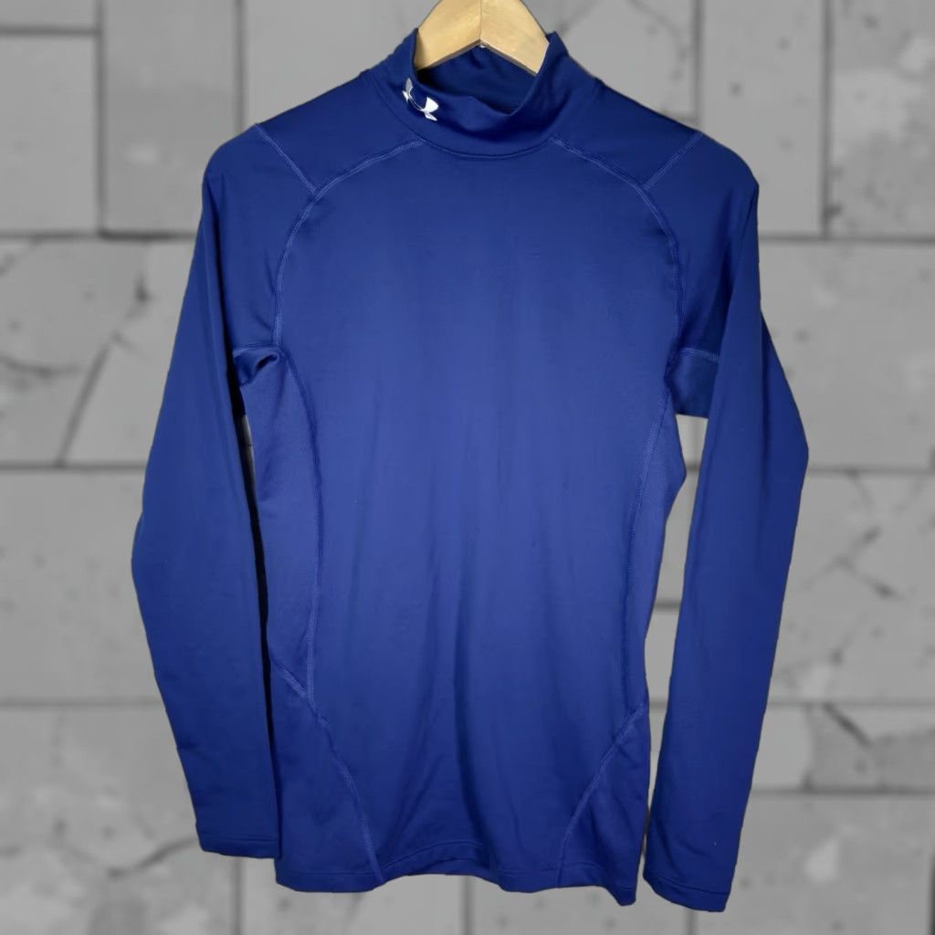 Under Armour UNDER ARMOUR Compression ColdGear Long Sleeve Athletic Shirt Blue Mens Size M Size US M / EU 48-50 / 2 - 1 Thumbnail