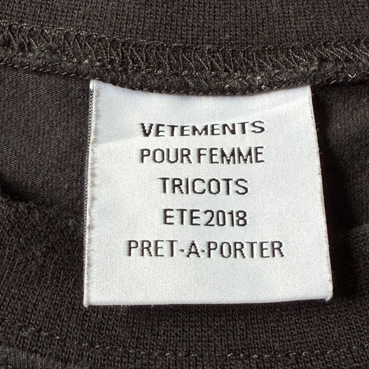 Vetements Vetements - Metallverarbeitung GmBH Tee Size US XS / EU 42 / 0 - 5 Thumbnail
