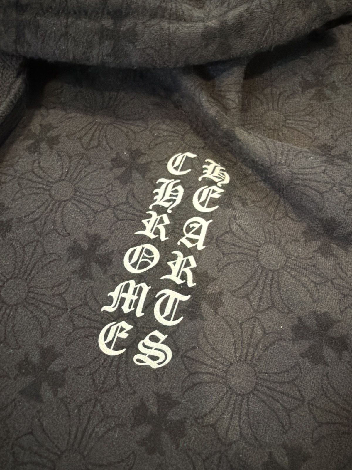 Chrome Hearts Black All Over Print Monogram Hoodie Size US L / EU 52-54 / 3 - 3 Thumbnail