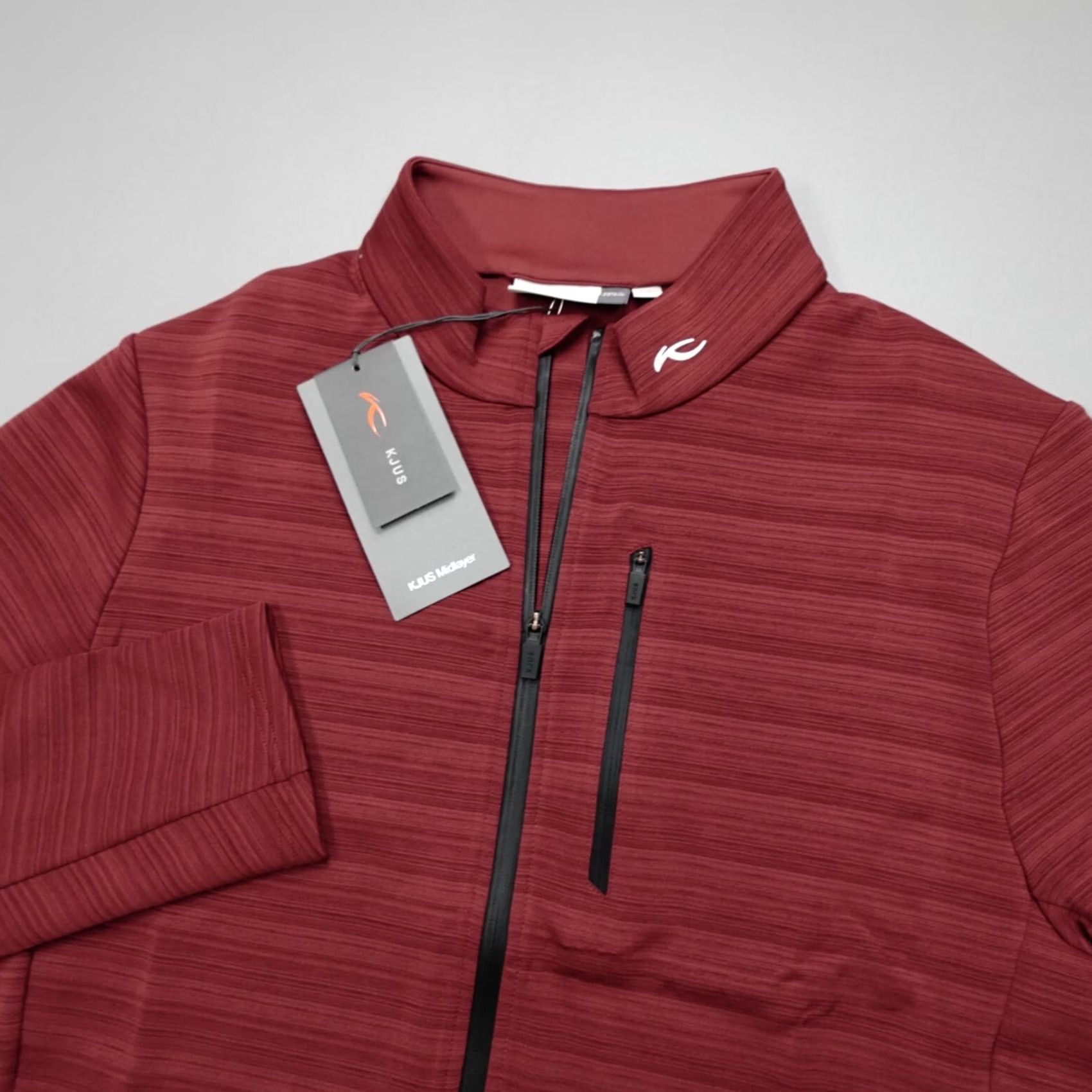 KJUS KJUS Golf Jacket Colton Midlayer Cedar Red Men's Regular Fit Size S (48) 79 Size US S / EU 44-46 / 1 - 2 Thumbnail