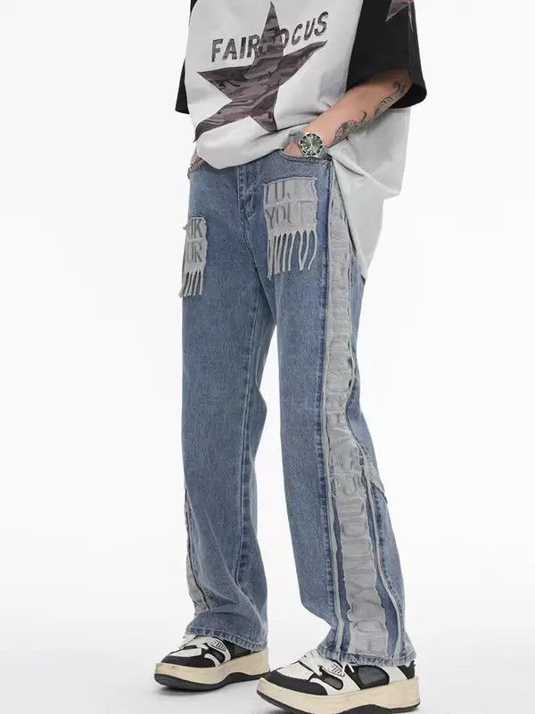 Japanese Brand Mikami x Kubo Vintage Street Hip Hop Straight Fit Jeans Size US 32 / EU 48 - 2 Thumbnail