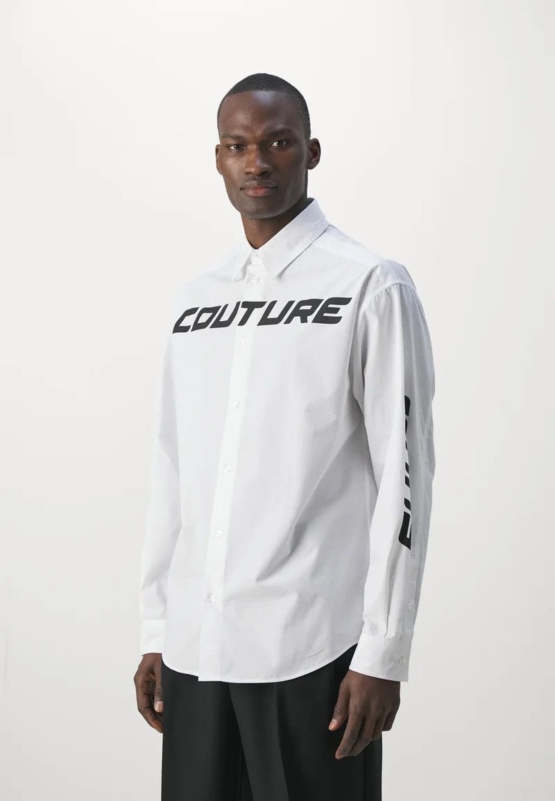Versace !DS! SS23 Versace Logo Oversized White Shirt Size US M / EU 48-50 / 2 - 3 Thumbnail