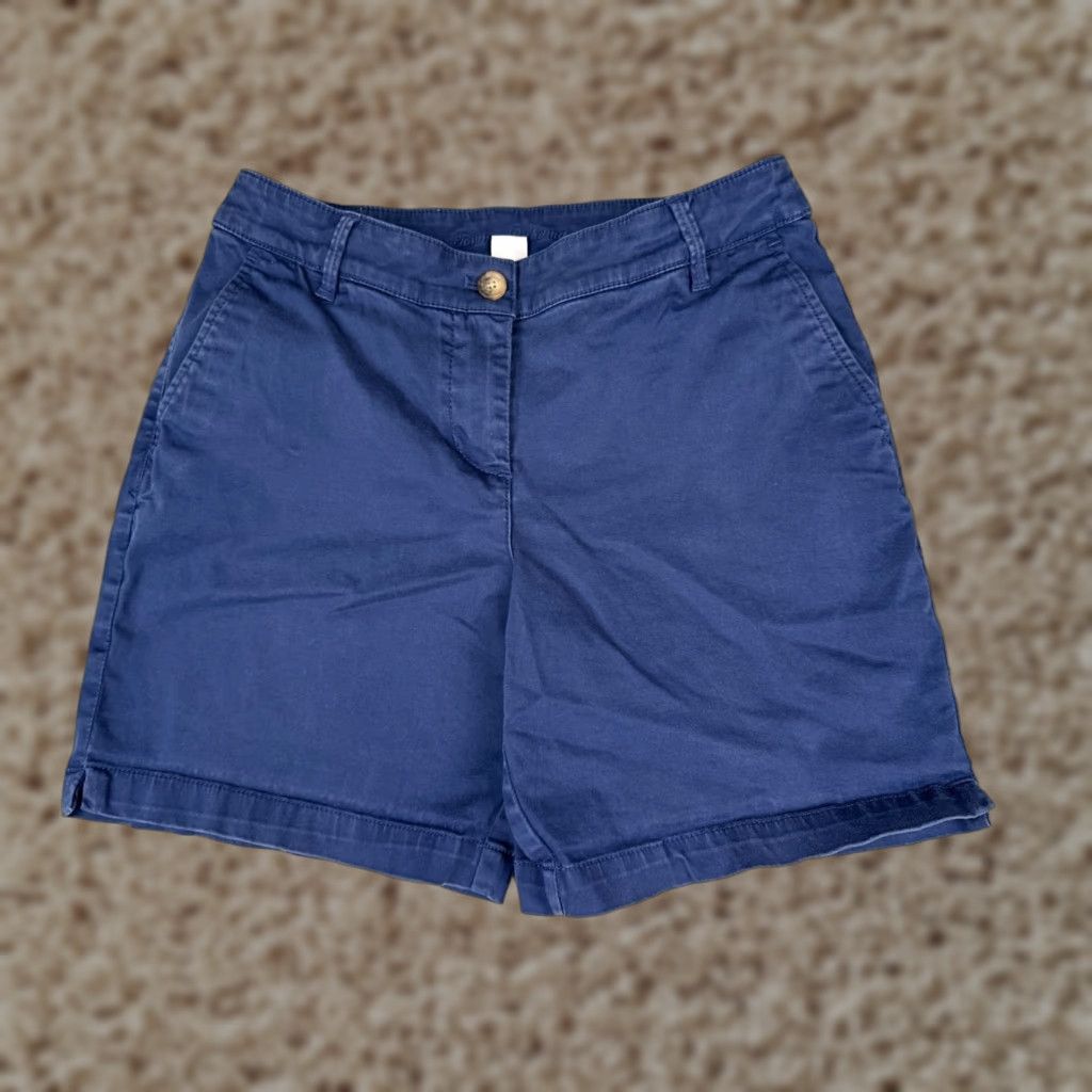Tommy Bahama VINTAGE Tommy Bahama Women's Shorts 6 Blue Cotton Blend Casual Travel Beach Summer 27x7 Size 28" / US 6 / IT 42 - 1 Thumbnail