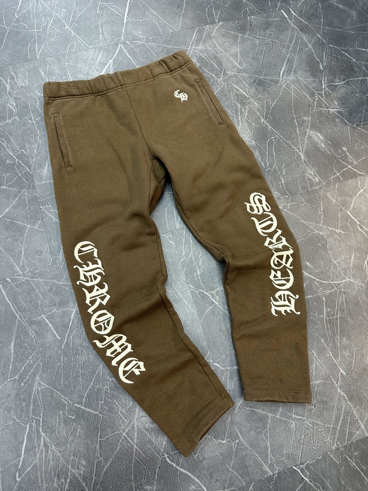 Chrome Hearts Chrome Hearts Embroidered Sweatpants “Brown” Size US 32 / EU 48 - 1 Thumbnail