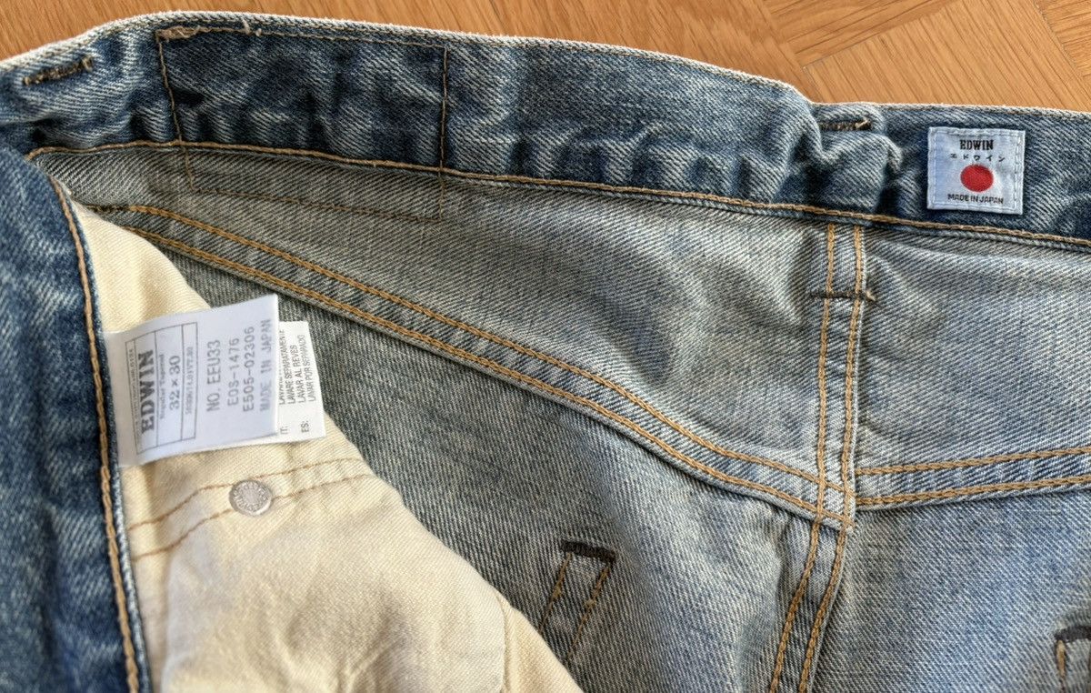 Edwin Edwin Regular Tapered Rainbow Selvage E505 Size US 32 / EU 48 - 3 Thumbnail