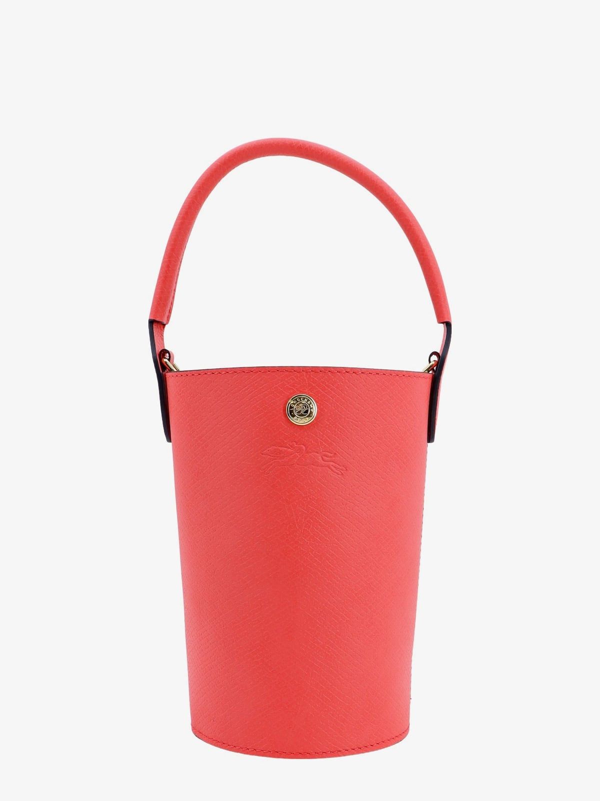 Longchamp LONGCHAMP PARIS Leather bucket bag with engraved logo Size ONE SIZE - 1 Thumbnail
