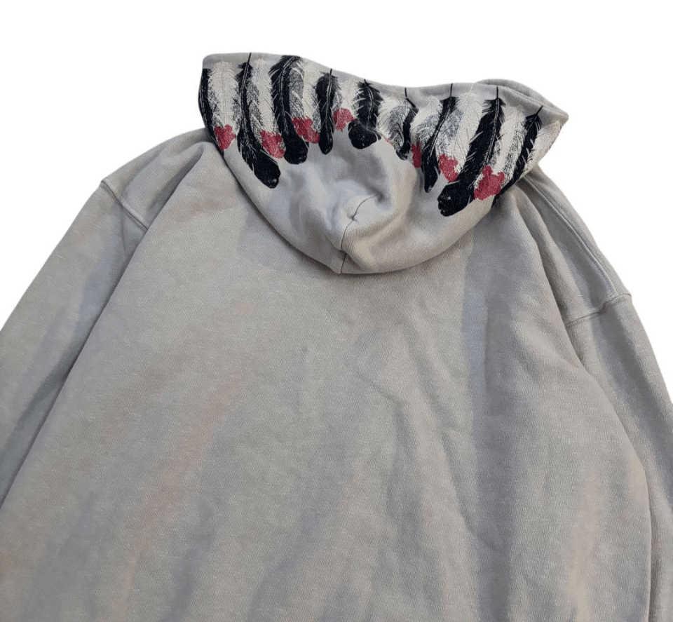 Kapital Feather Native Pattern Sweatshirt Hoodie Size US L / EU 52-54 / 3 - 5 Thumbnail