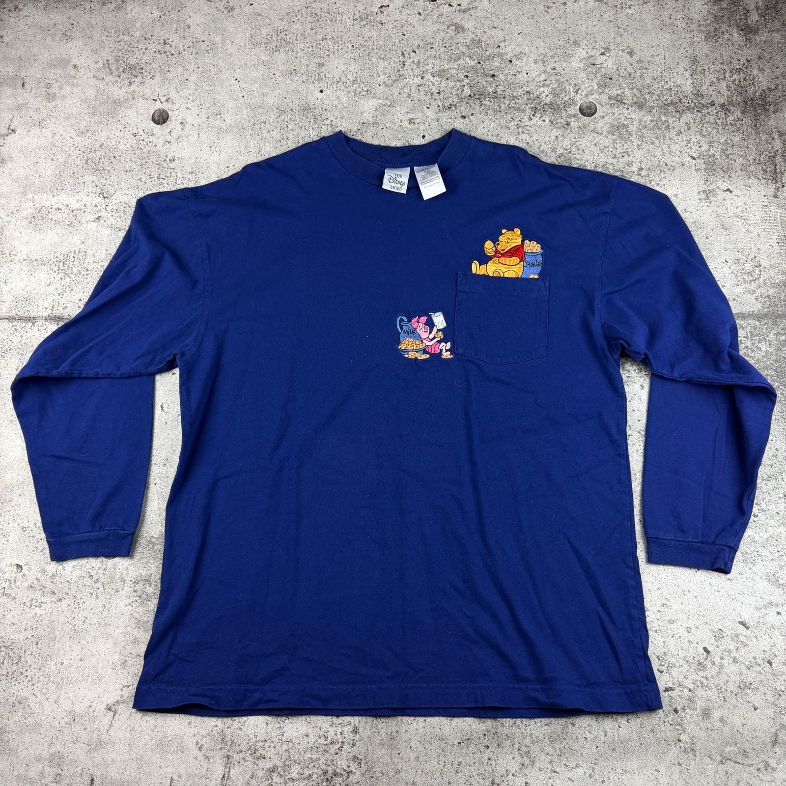 Disney Vintage Winnie The Pooh Long Sleeve Shirt With Pocket XL Size US XL / EU 56 / 4 - 1 Thumbnail