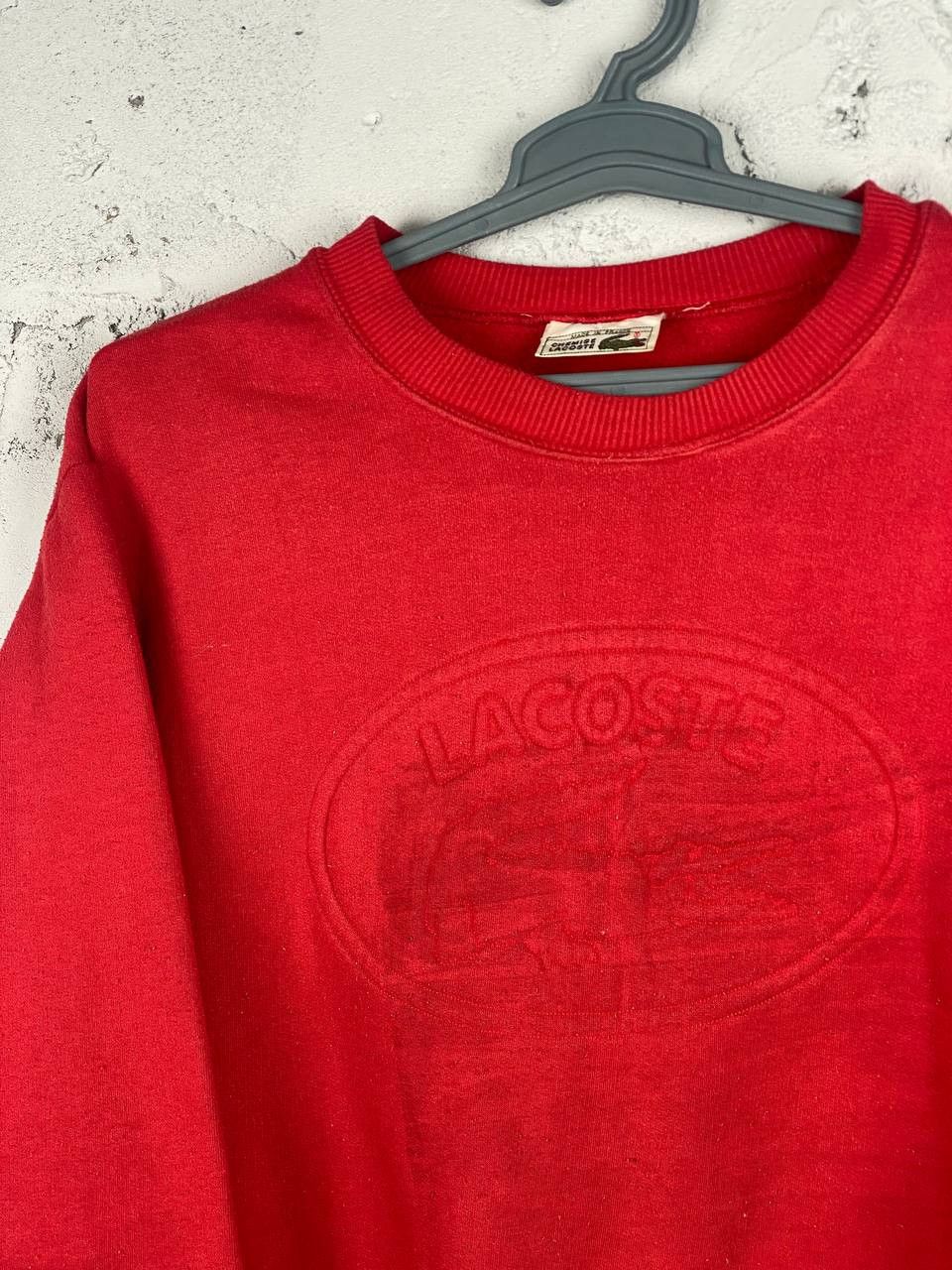 Lacoste × Vintage Vintage Lacoste Made In France Big Logo Sweatshirt Baggy Size US M / EU 48-50 / 2 - 3 Thumbnail