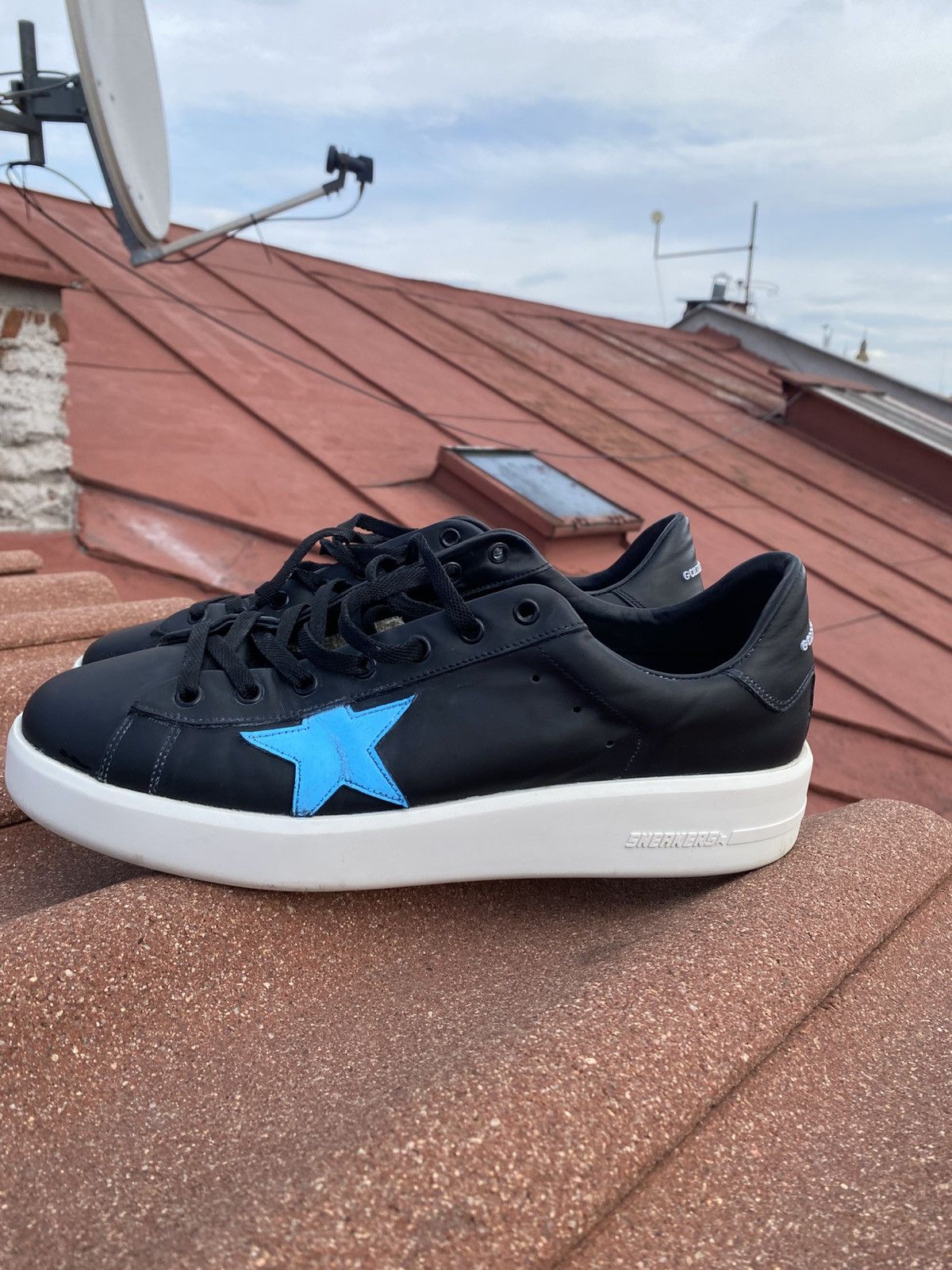 Golden Goose Golden Goose Pure-Star Size US 11.5 / EU 44-45 - 2 Thumbnail
