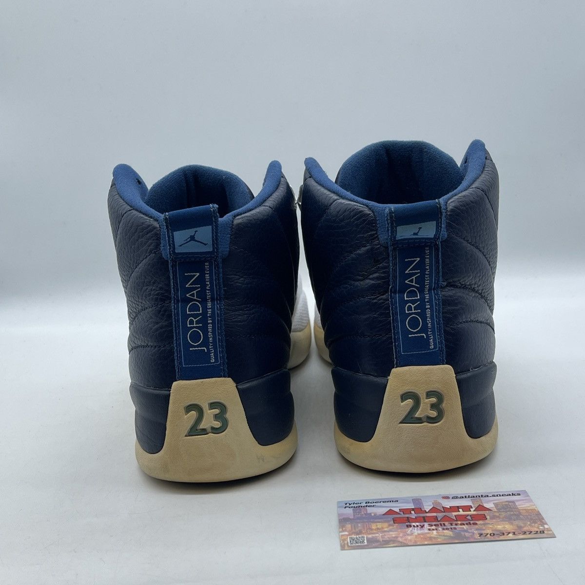 Jordan Brand Air Jordan 12 Obsidian Size US 10 / EU 43 - 3 Thumbnail
