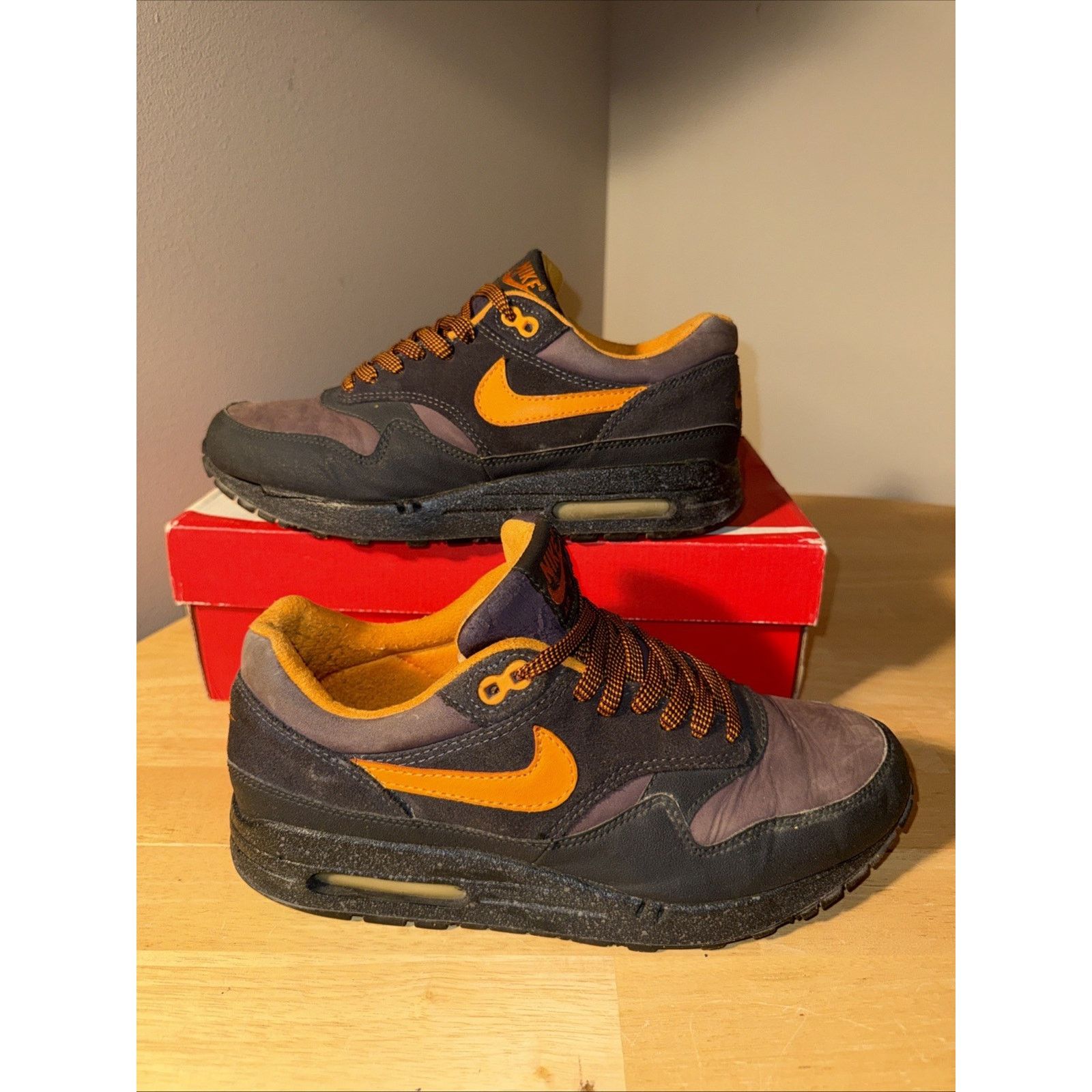 Nike Rare Size 9 - Nike Air Max 1 B Storm 2002 Patta Parra Tier0 Size US 9 / EU 42 - 4 Thumbnail