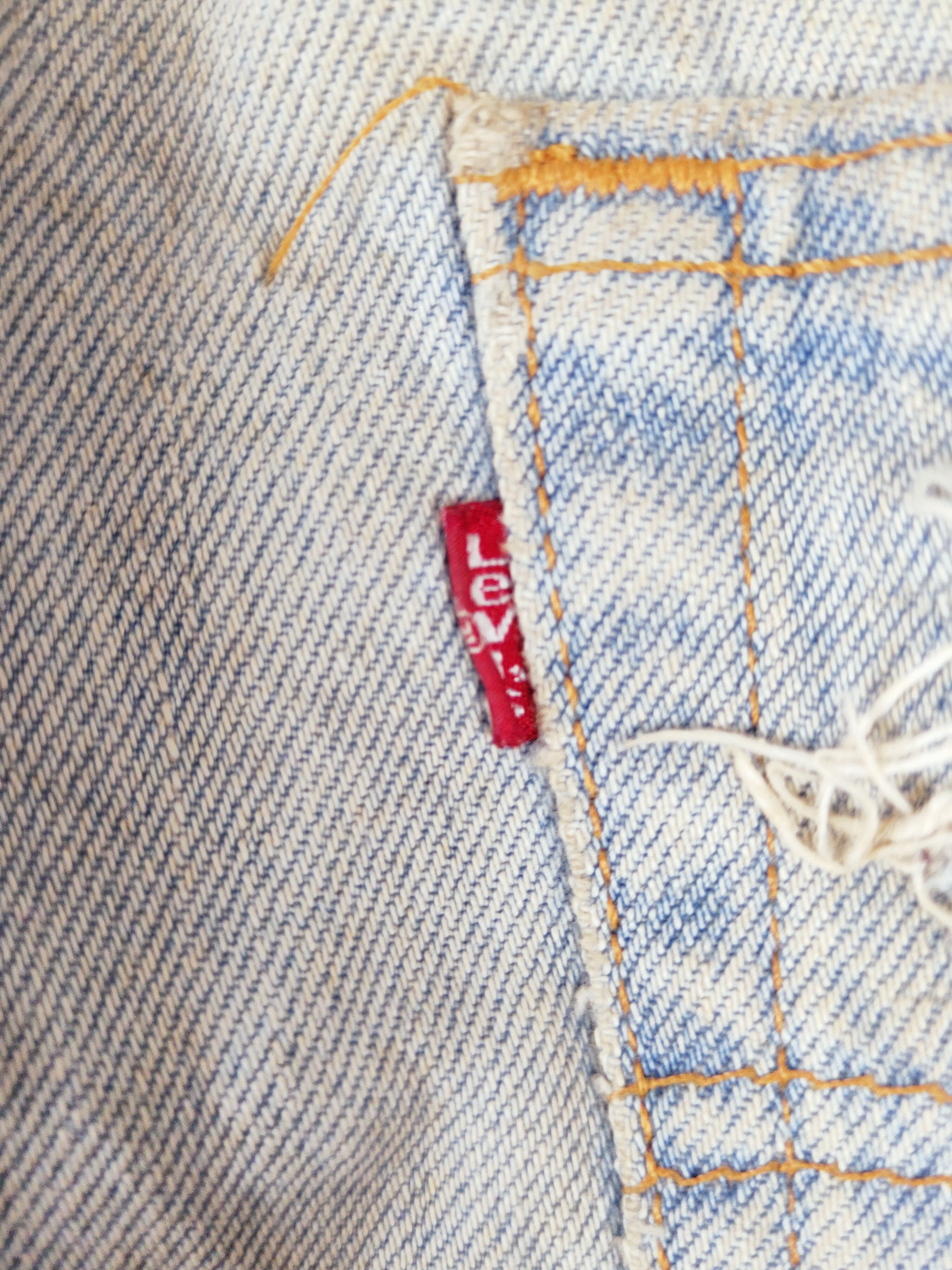 Levi's × Vintage Levi's Blue Distressed Ripped Jeans (Vintage Stuff) Size US 34 / EU 50 - 10 Thumbnail