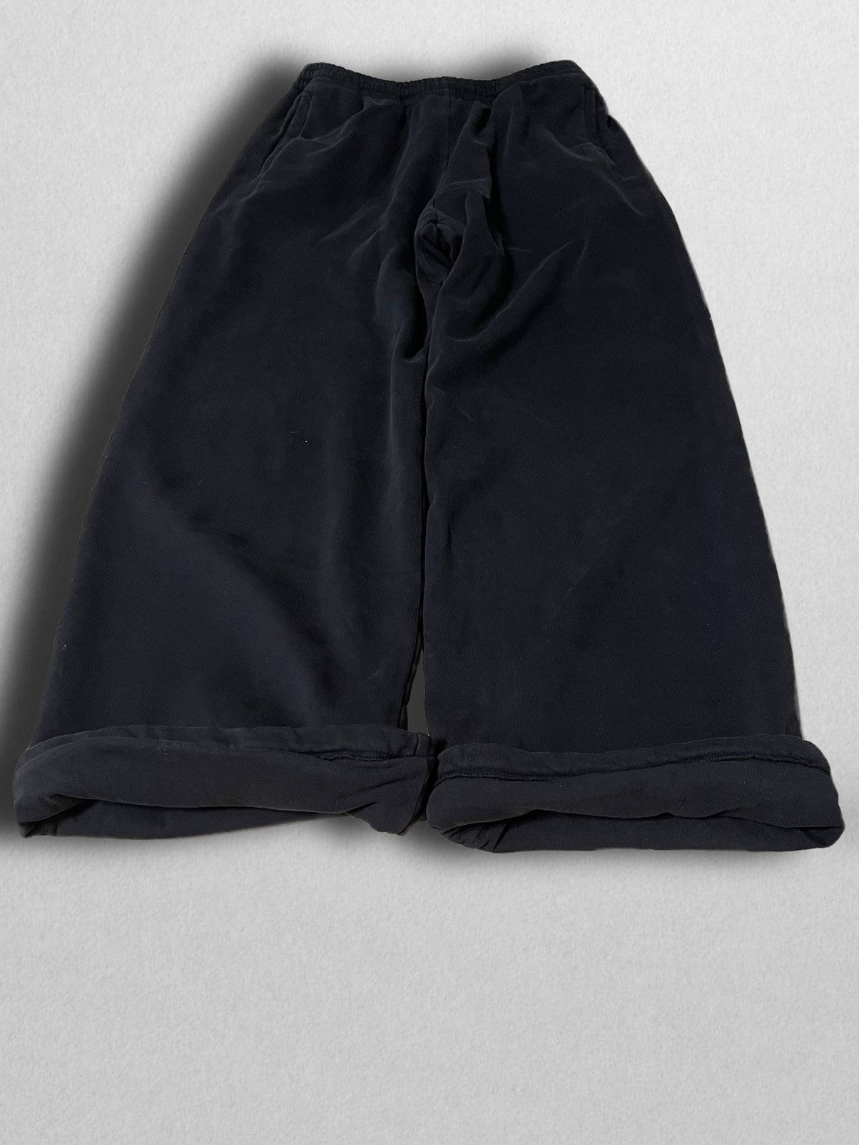image of Balenciaga x Gap Yeezy Gap Wide Leg Sweatpants Black, Men's (Size 34)