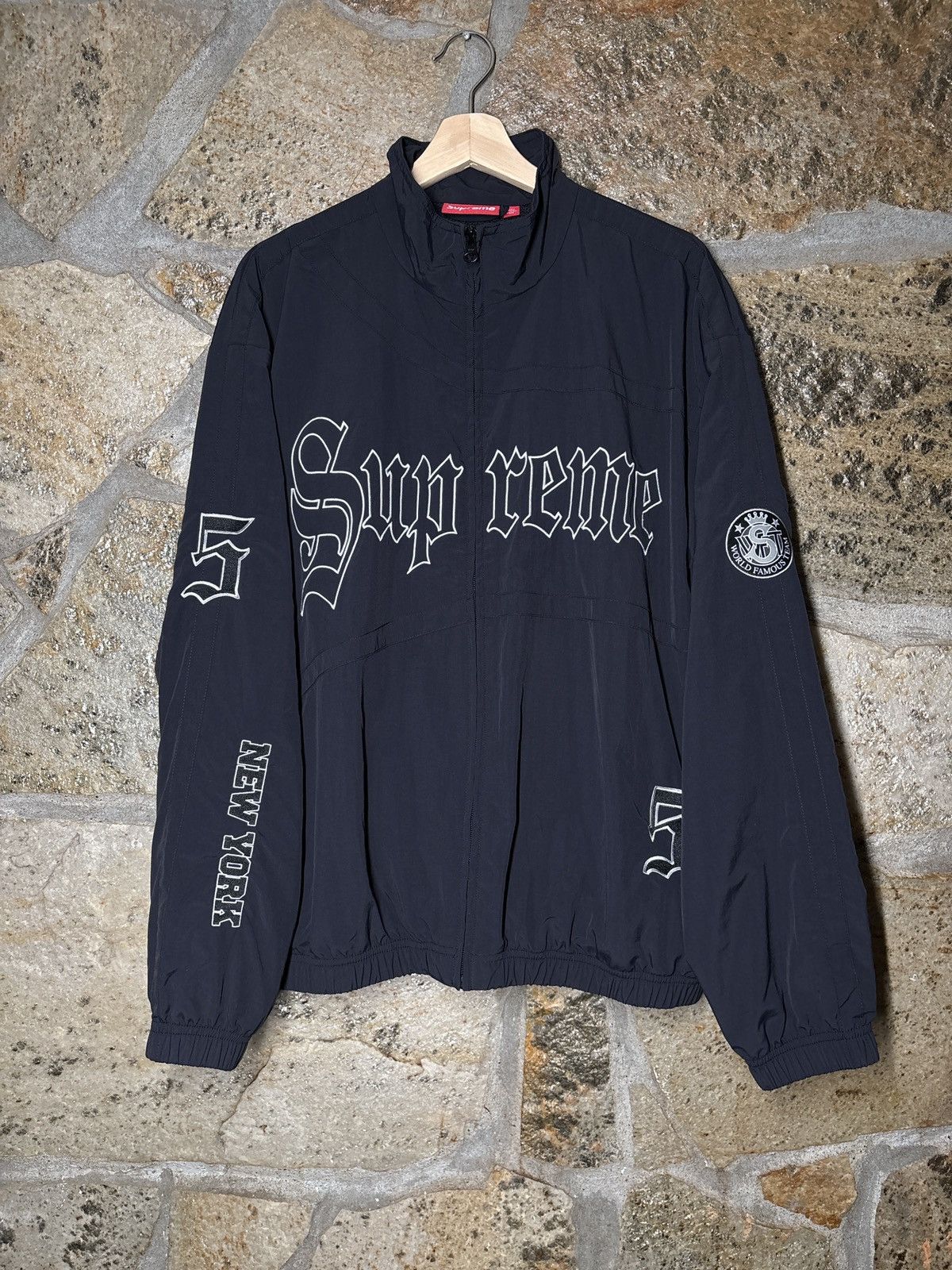 Supreme Supreme Inset Link Track Jacket Black | Grailed
