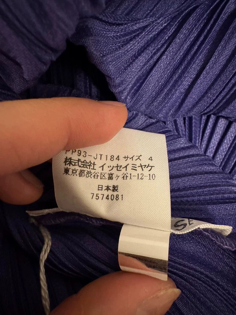 Issey Miyake Issey Miyake size:4 Purple pleated top Size M / US 6-8 / IT 42-44 - 6 Thumbnail