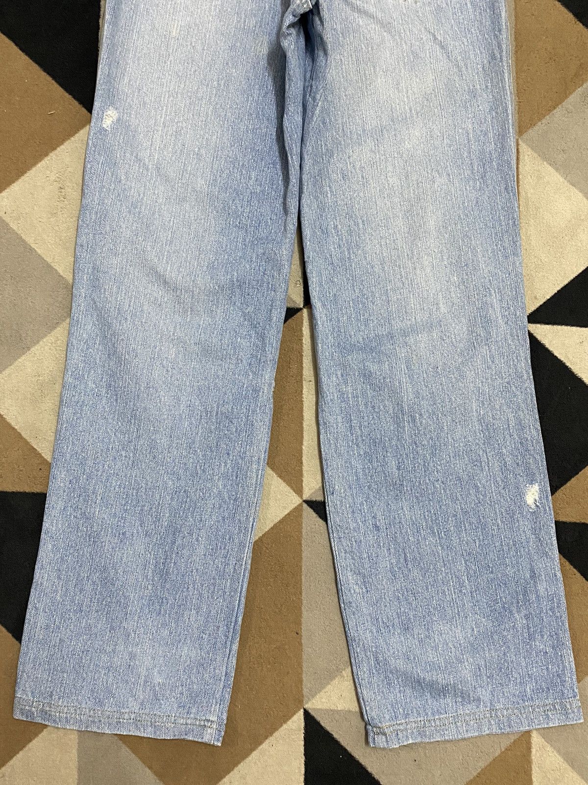 Japanese Brand Vintage Japanese Brands Faded Embroidered Distressed Jeans Size US 30 / EU 46 - 6 Thumbnail