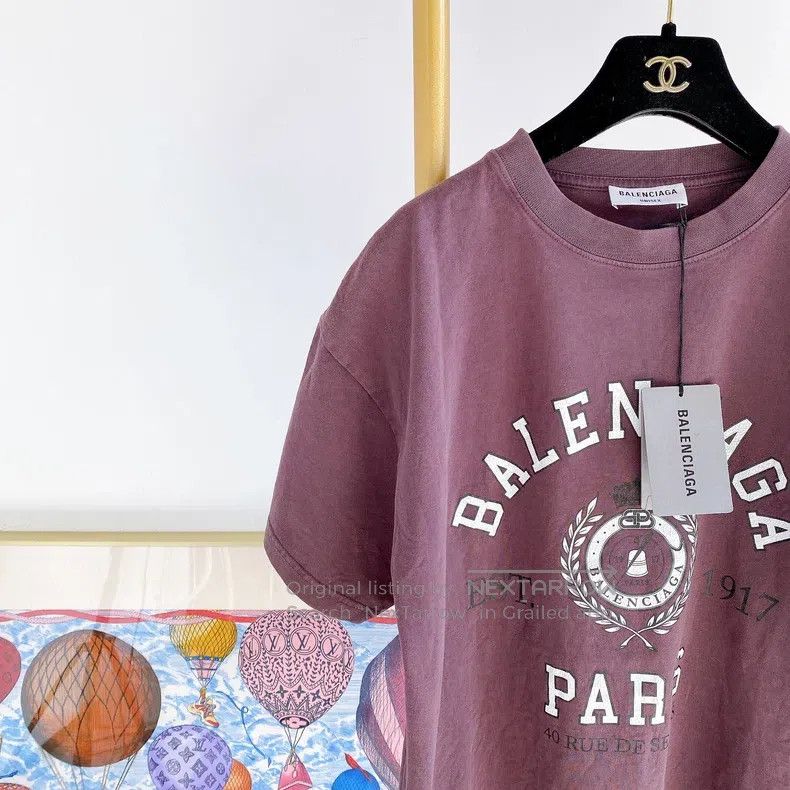 Balenciaga Balenciaga Letter Logo Solid Color T-Shirt Size US M / EU 48-50 / 2 - 3 Thumbnail