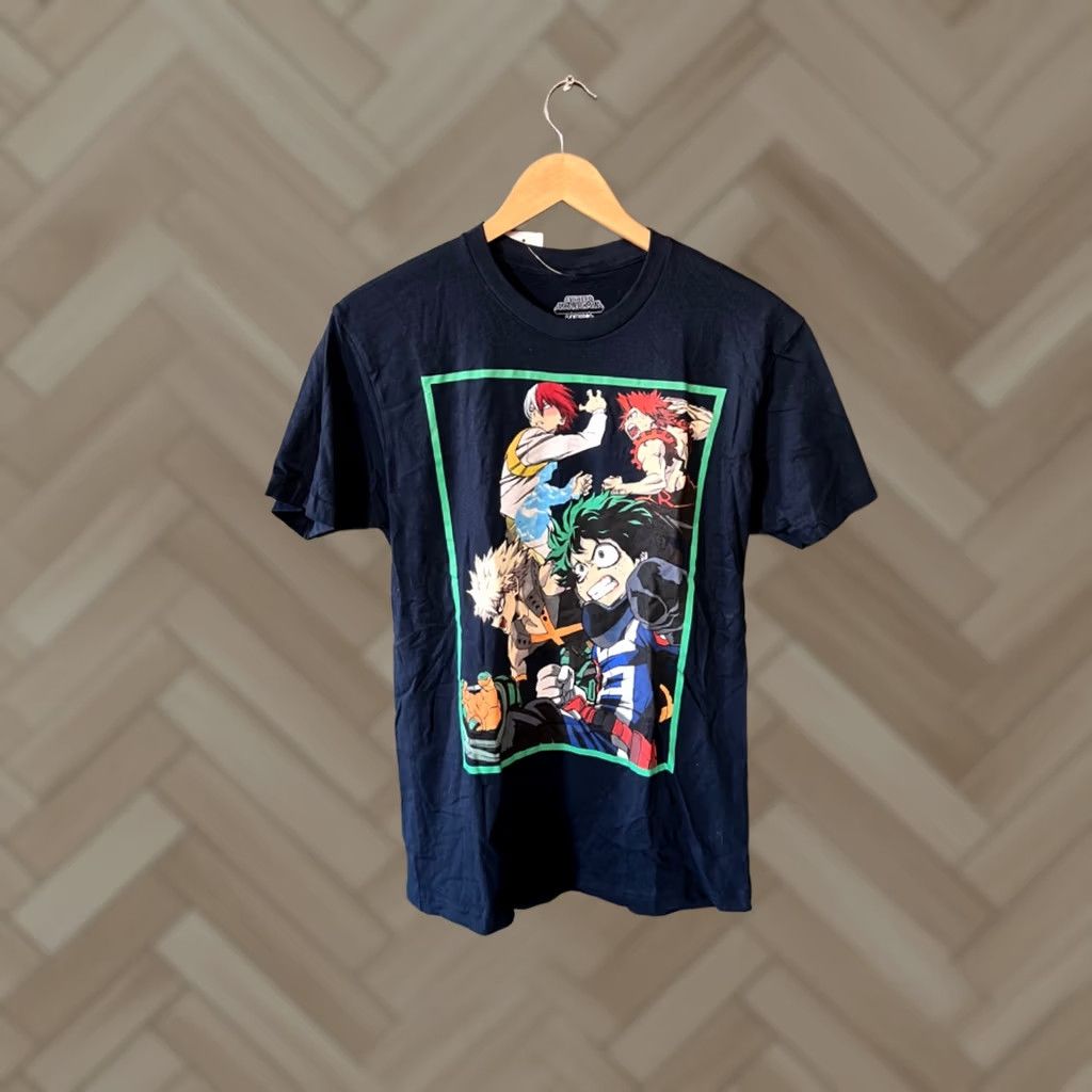 Vintage My Hero Academia T-Shirt Adult Small Blue Short Sleeve NWT Mens Size US S / EU 44-46 / 1 - 1 Thumbnail