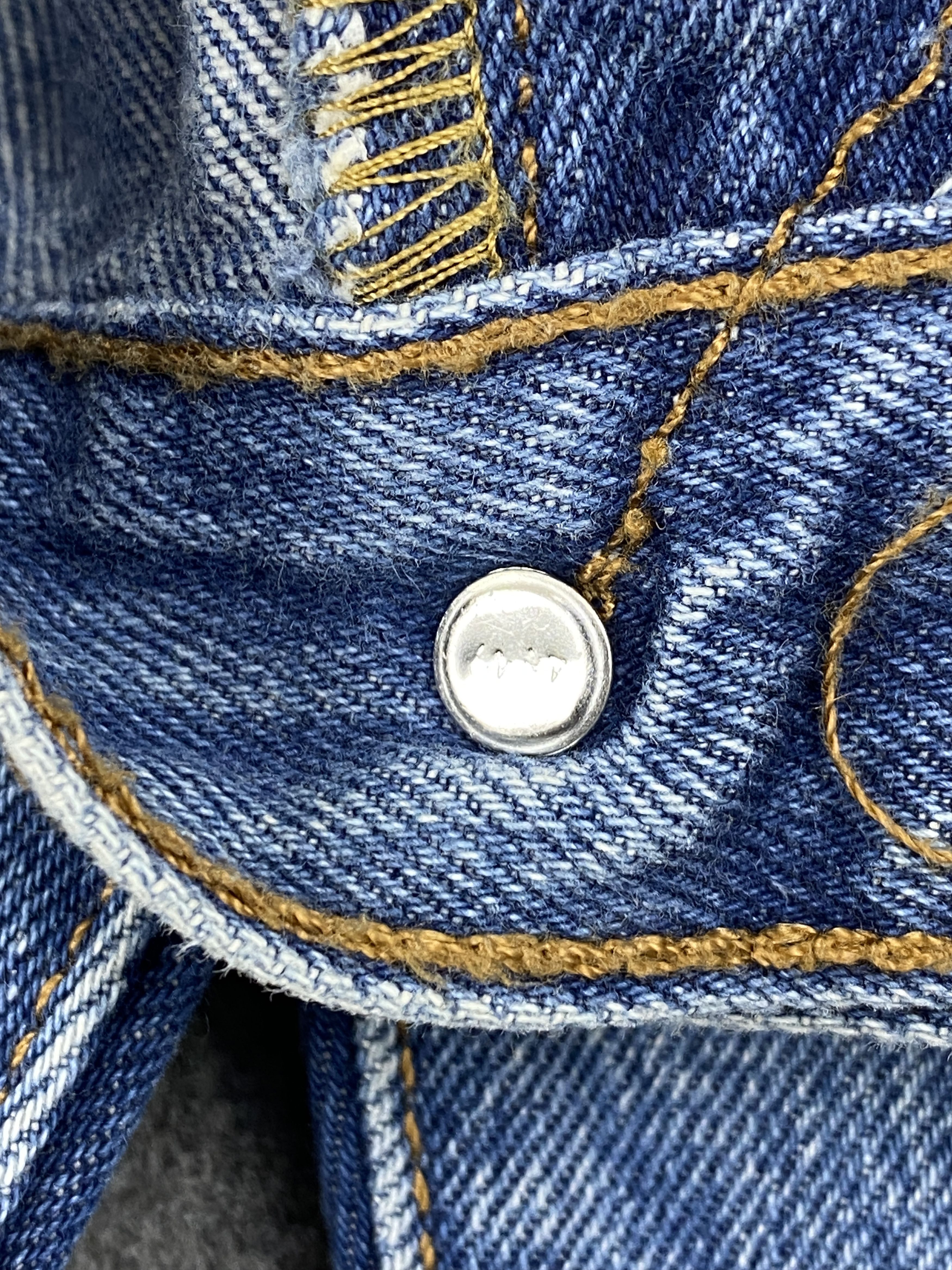 Levi's × Vintage Blue Denim Vintage Levis 501 Denim Size US 35 - 17 Thumbnail