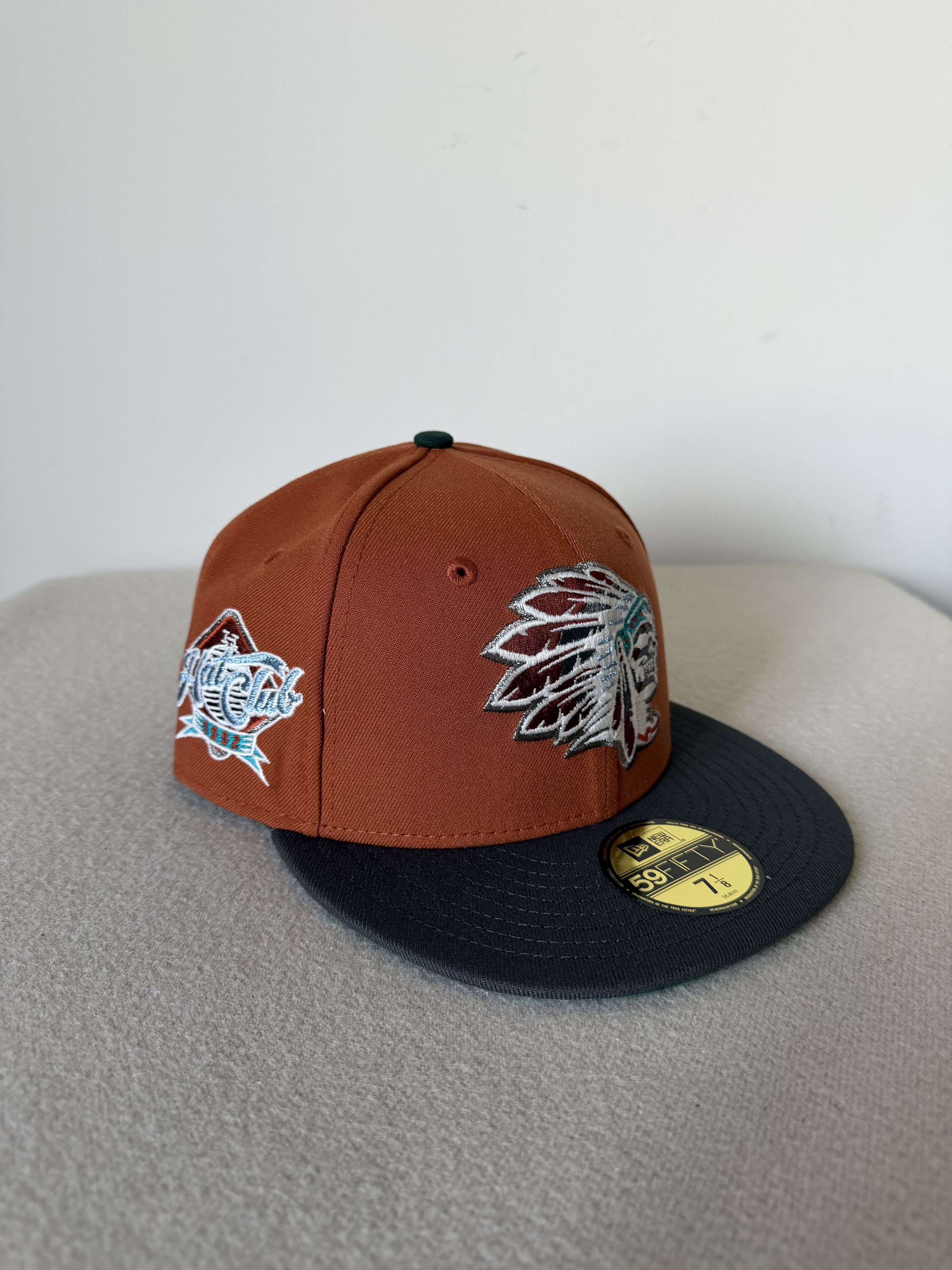Hat Club 7 1/8 New Era Hat Club Dia De Los Muertos Skull Chief Fitted Size ONE SIZE - 1 Thumbnail