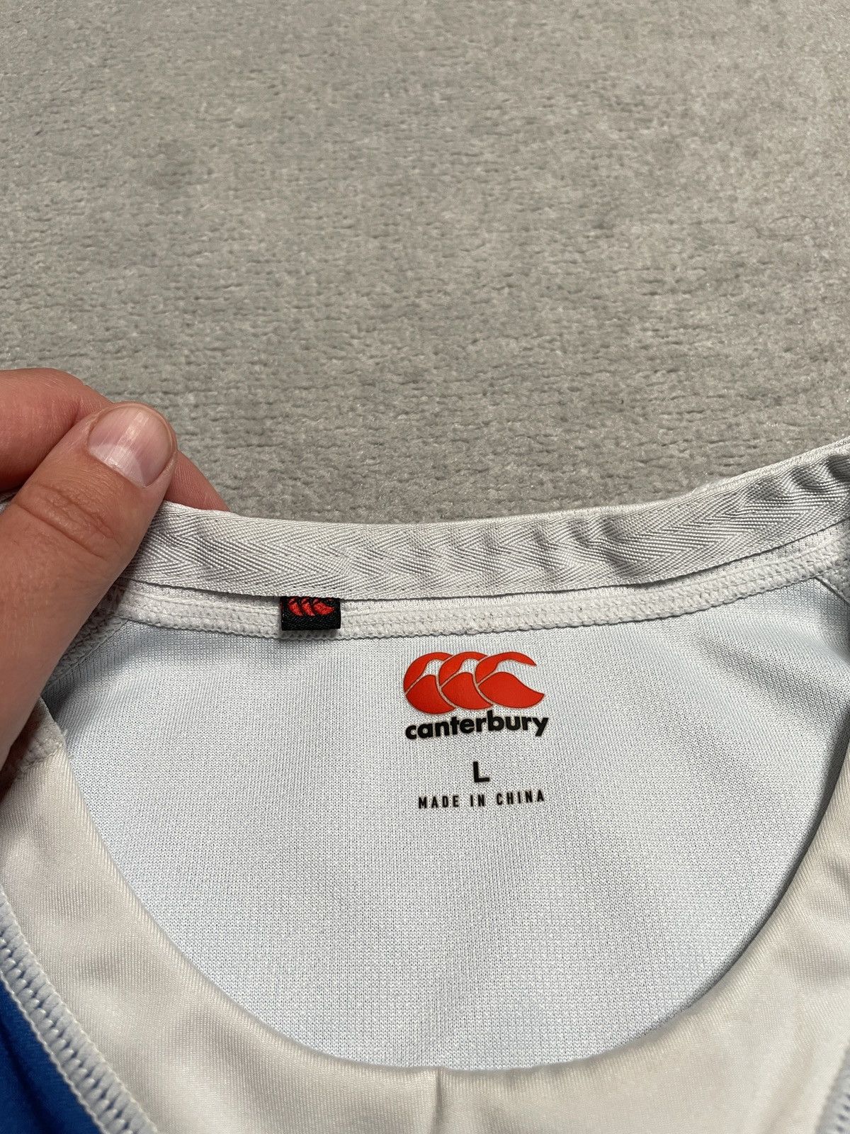 Vintage Vintage Blue Jersey Sport T-shirt Rugby White Star Size US L / EU 52-54 / 3 - 5 Thumbnail