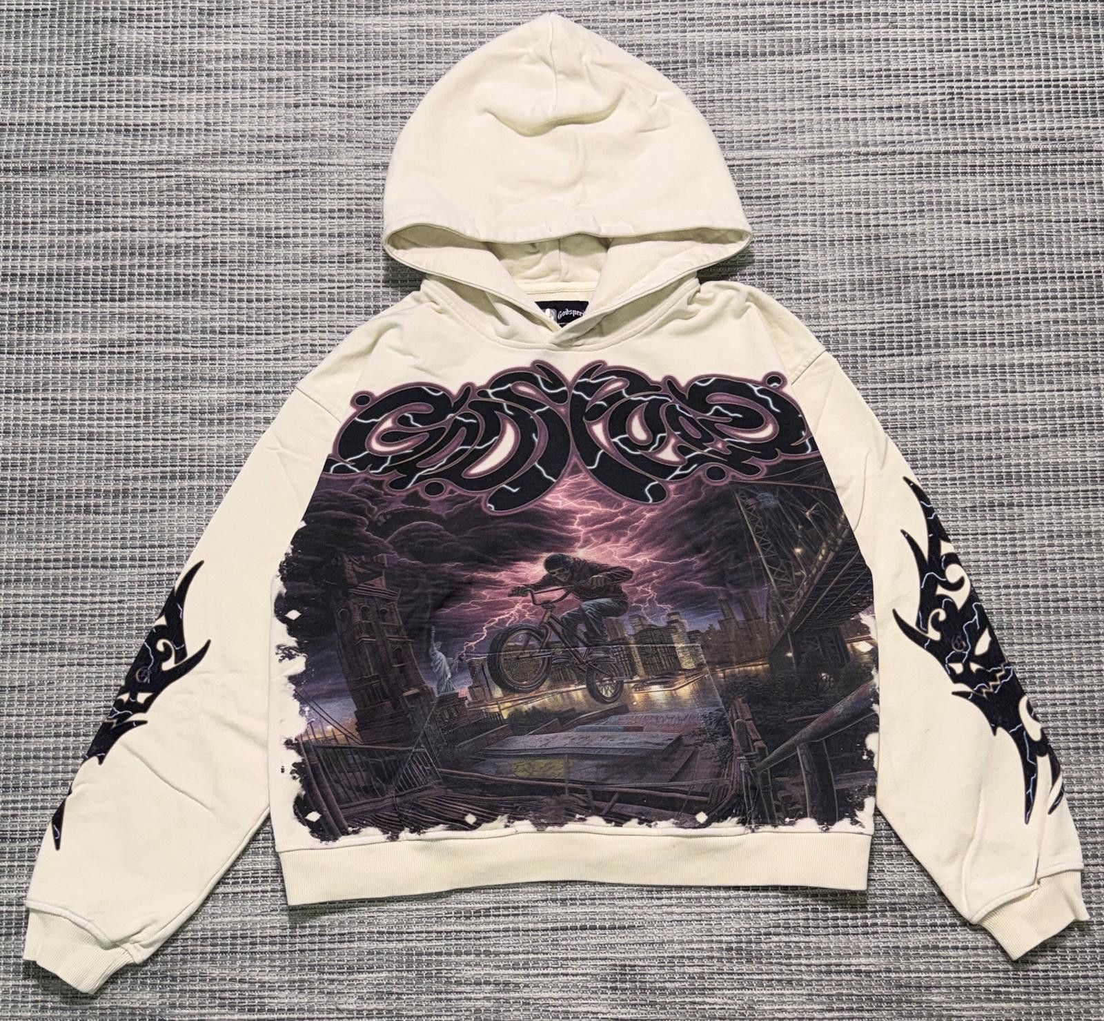 Godspeed Godspeed Bone B.M.X Hoodie Size US S / EU 44-46 / 1 - 1 Thumbnail