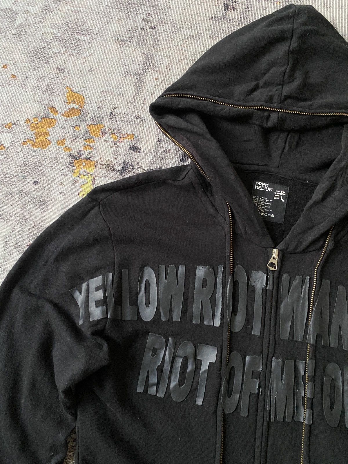 PPFM SS06 PPFM ‘RIOT’ Design Zipper Hoodie Size US M / EU 48-50 / 2 - 9 Thumbnail