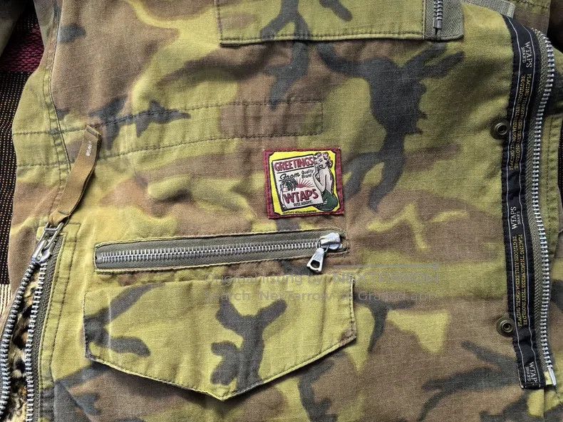 Wtaps Wtaps Camouflage jacket with a monkey head Size US S / EU 44-46 / 1 - 8 Thumbnail