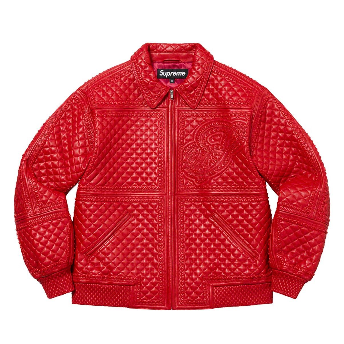 Supreme Quilted Leather Jacket Supreme Quilted Leather Work Jacket
