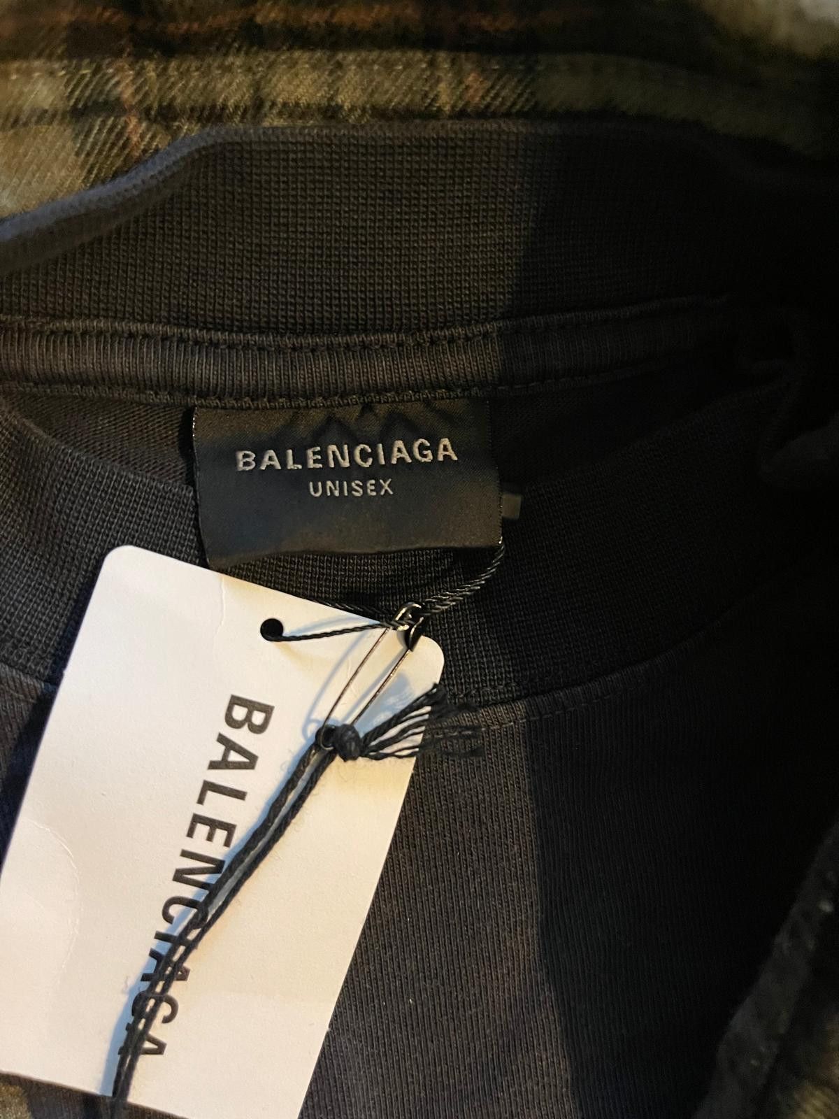 Balenciaga Balenciaga Statue of Liberty Flannel Layered Shirt Size US XL / EU 56 / 4 - 9 Thumbnail