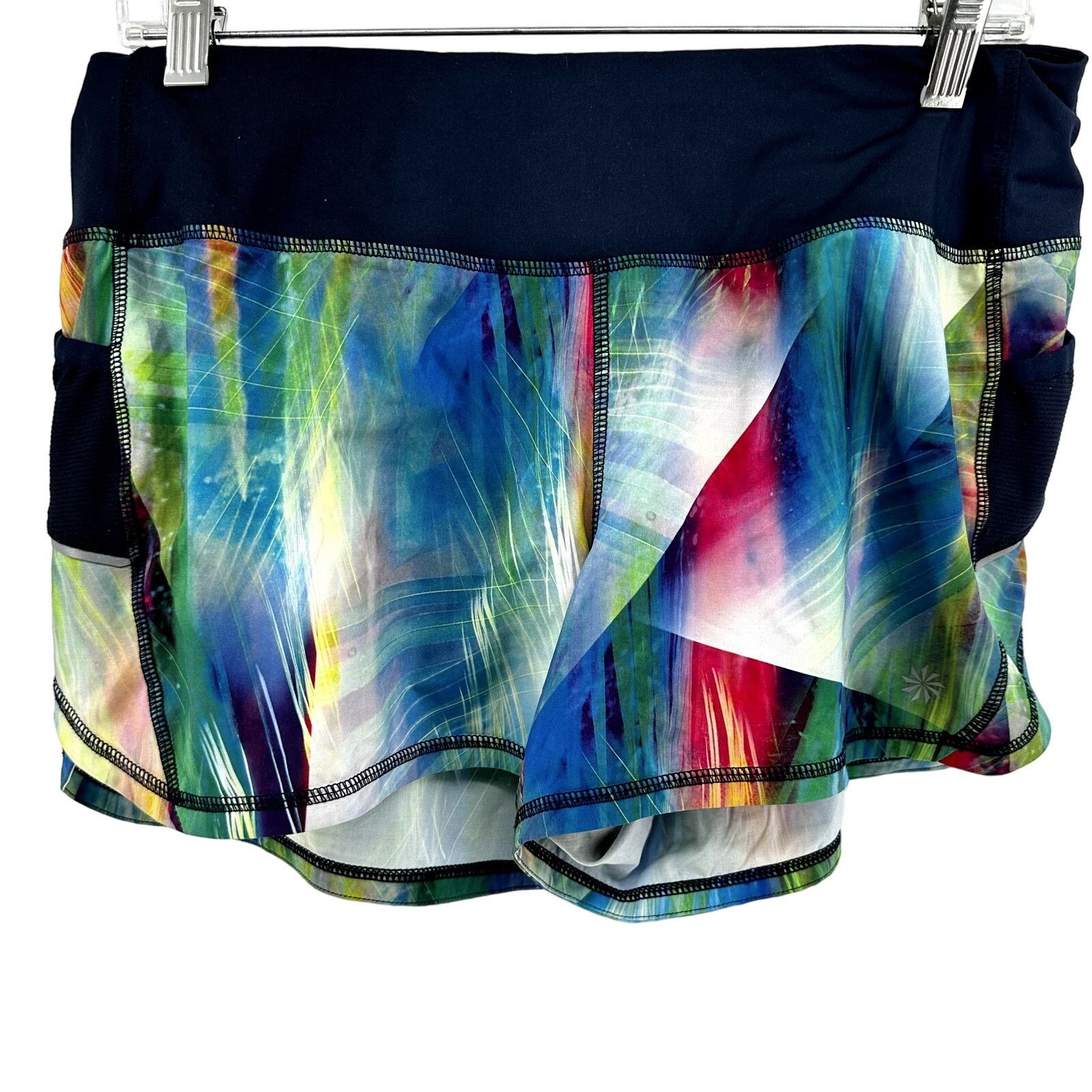 Athleta Athleta Tropea Ready Set Active Short Mid Athletic Multi M Size 32" / US 10 / IT 46 - 2 Thumbnail