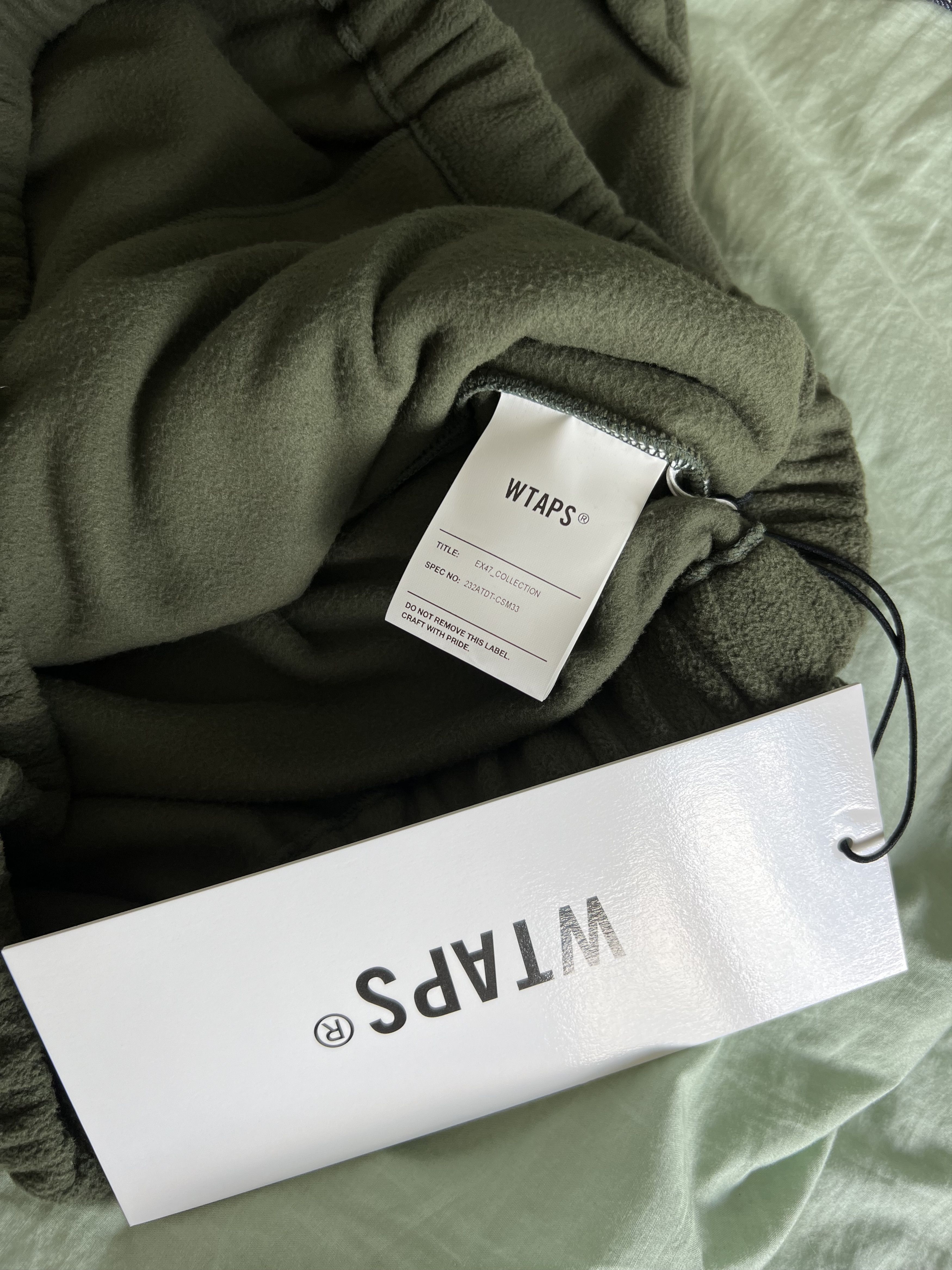 Wtaps WTAPS Depst Quarter Zip Fleece Jacket in Olive Green Size US L / EU 52-54 / 3 - 8 Thumbnail