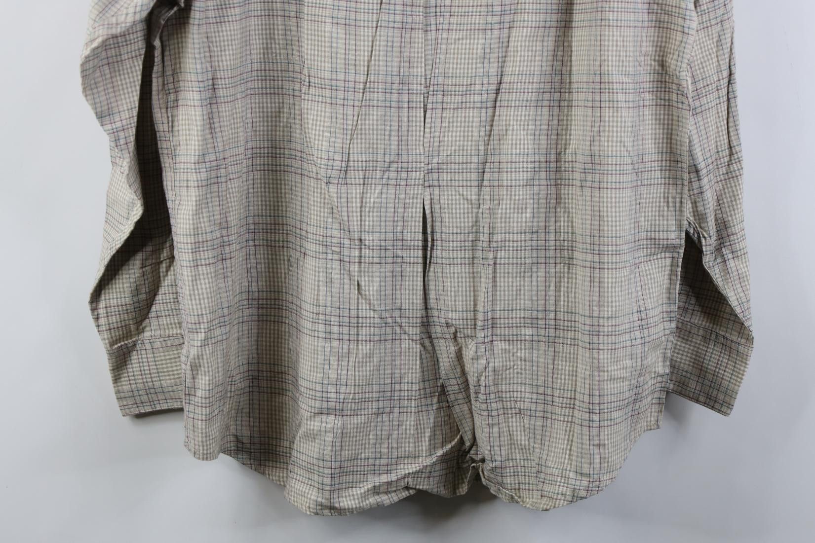 Vintage Deadstock Vintage 90s Streetwear Gabardine Button Shirt Size US L / EU 52-54 / 3 - 13 Thumbnail