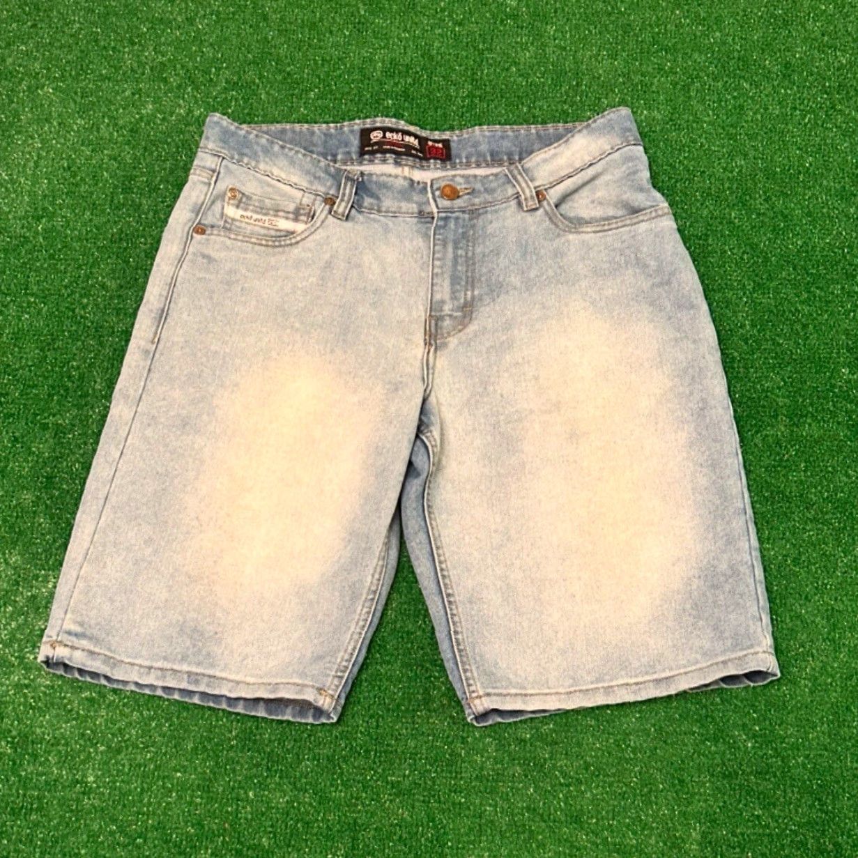 Ecko Unltd. VINTAGE Y2K Ecko Unltd Baggy Hip Hop Skater Grunge Jeans Short Men 32 Jorts Size US 32 / EU 48 - 4 Thumbnail