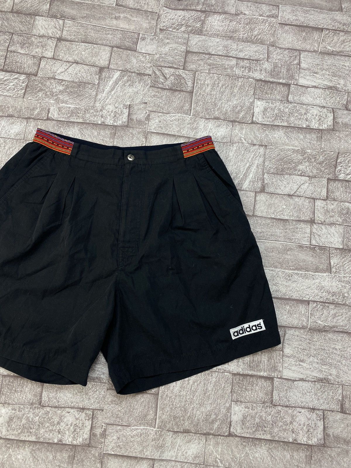 Adidas Crazy Retro Adidas Shorts 90s Vintage style Y2k Size US 32 / EU 48 - 2 Thumbnail