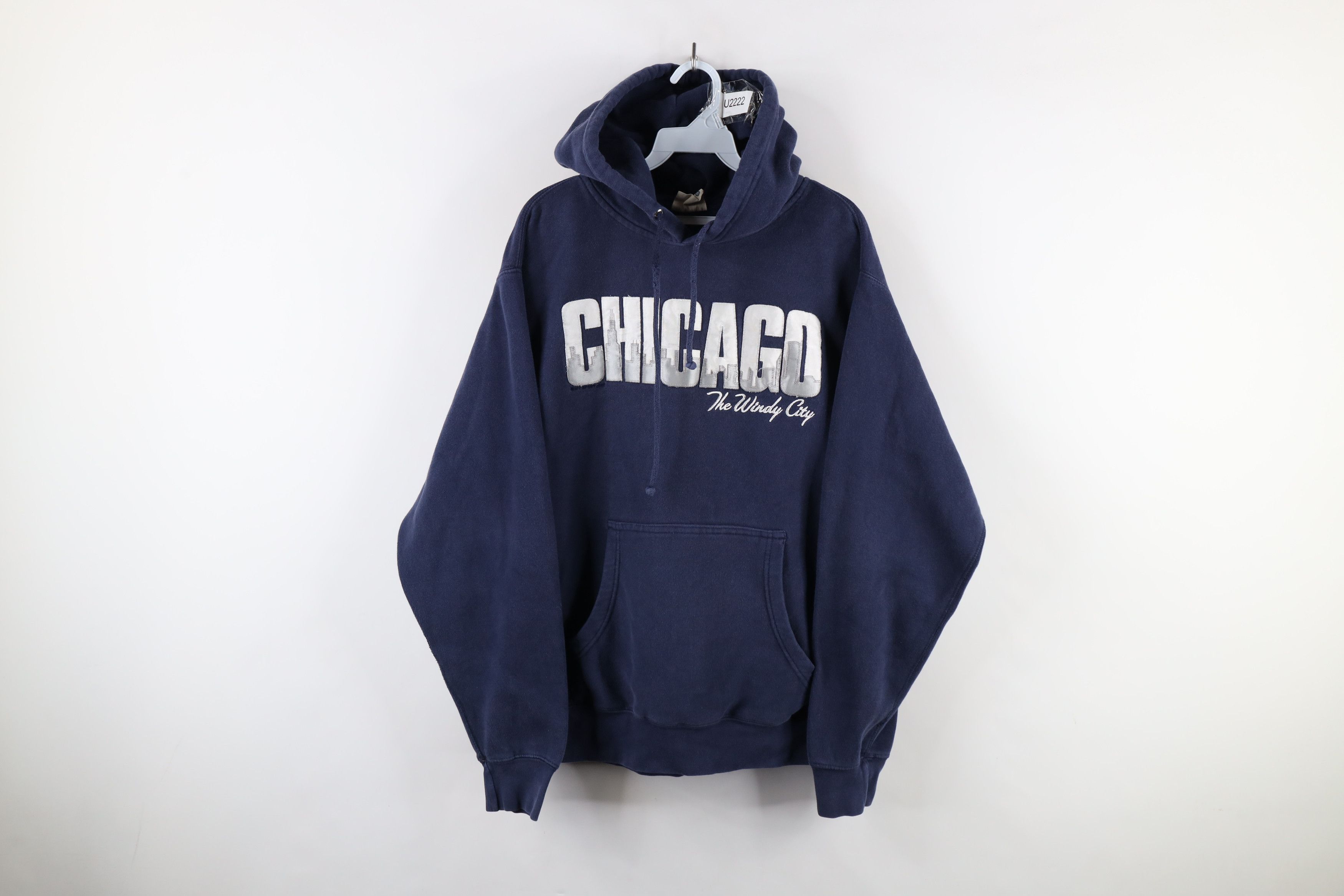 Vintage Vintage Y2K Streetwear The Windy City Heavyweight Hoodie Size US M / EU 48-50 / 2 - 1 Thumbnail