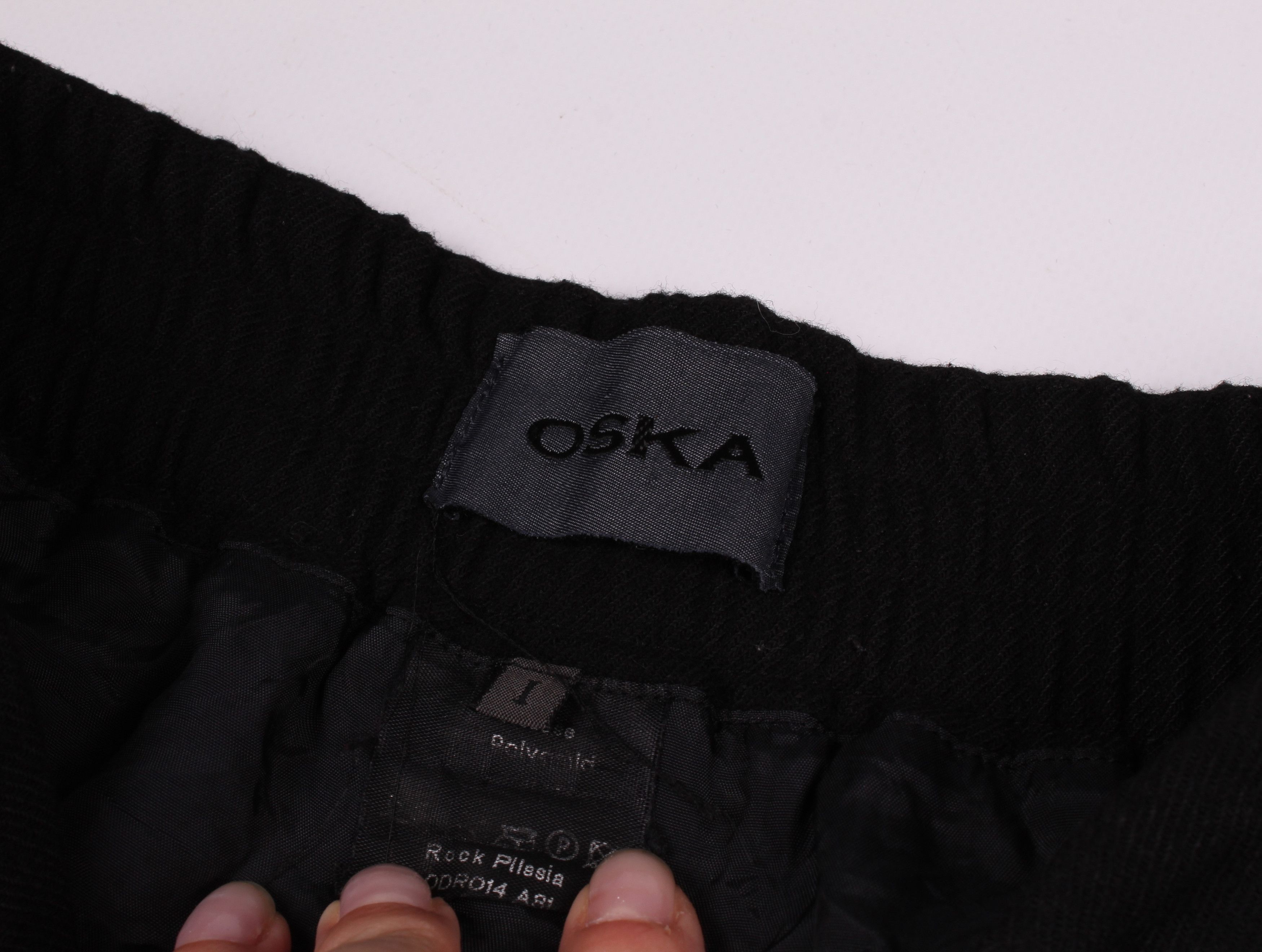 Other Oska Black Wool Blend Midi Skirt Size 26" / US 2 / IT 38 - 4 Thumbnail