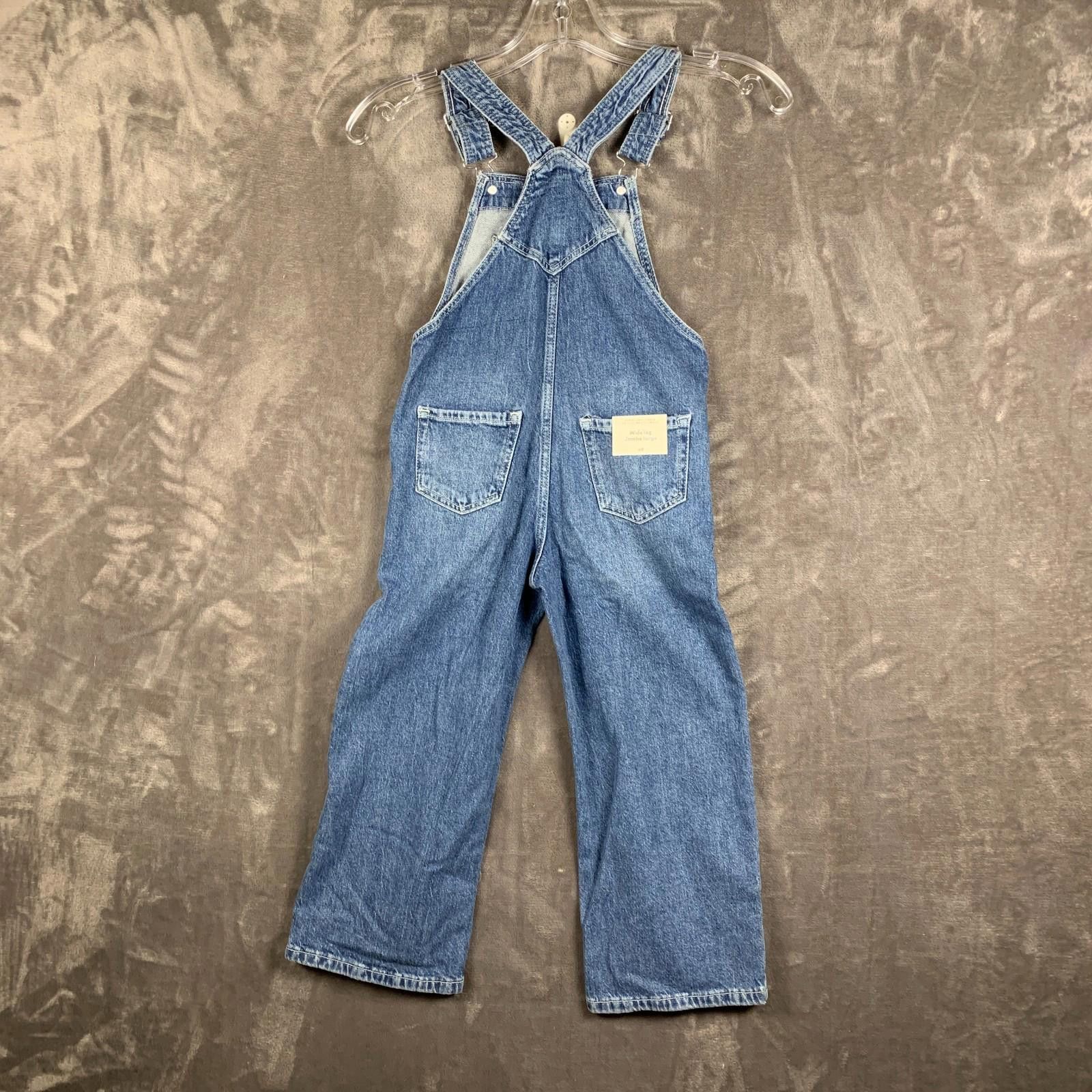 H&M NEW H&M Demin Overalls Boys Size 5T Carpenter Wide Leg (381) Size US 26 / EU 42 - 2 Thumbnail