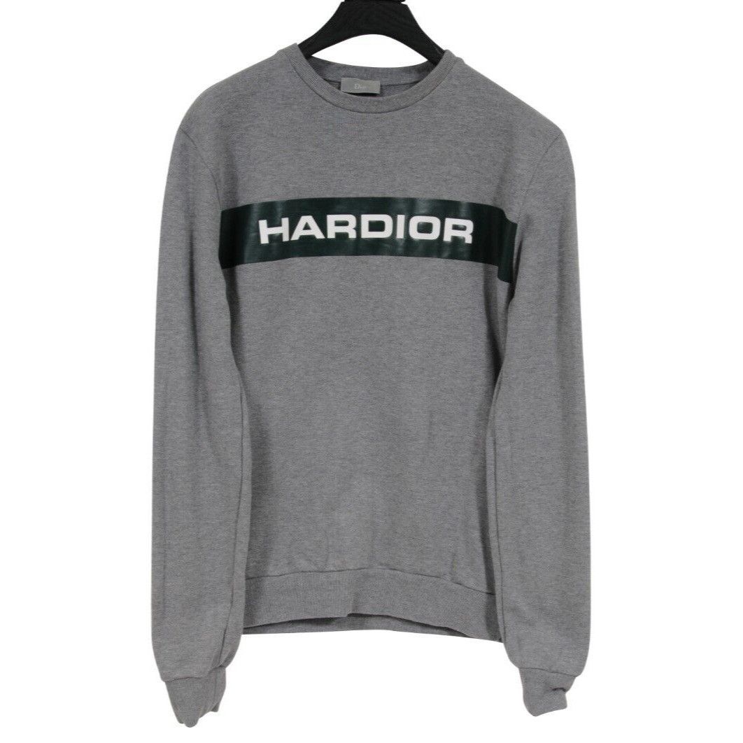 Dior HARDIOR Grey Green Logo Sweater Size US XS / EU 42 / 0 - 1 Thumbnail