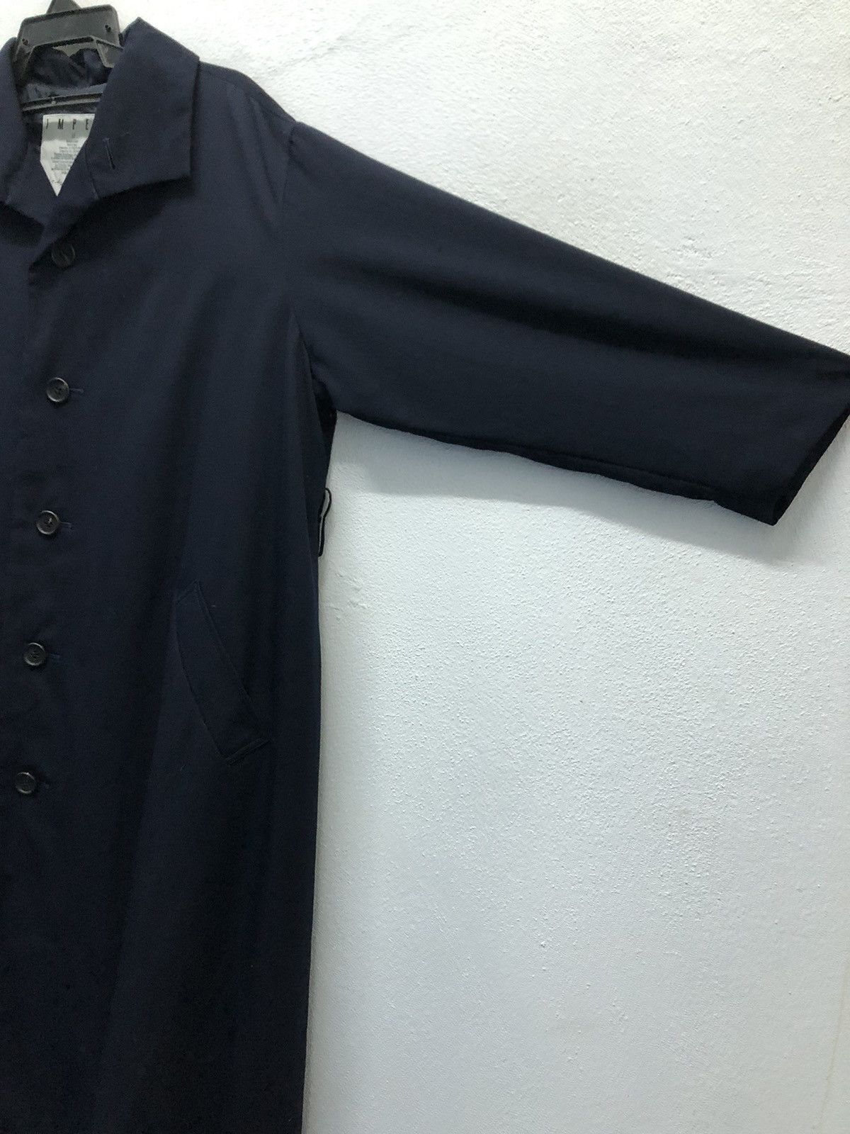 Japanese Brand × Vintage × Yohji Yamamoto Vintage YohjiYamamoto Imper Meable Made In Japan Long Jacket Size US XL / EU 56 / 4 - 6 Thumbnail