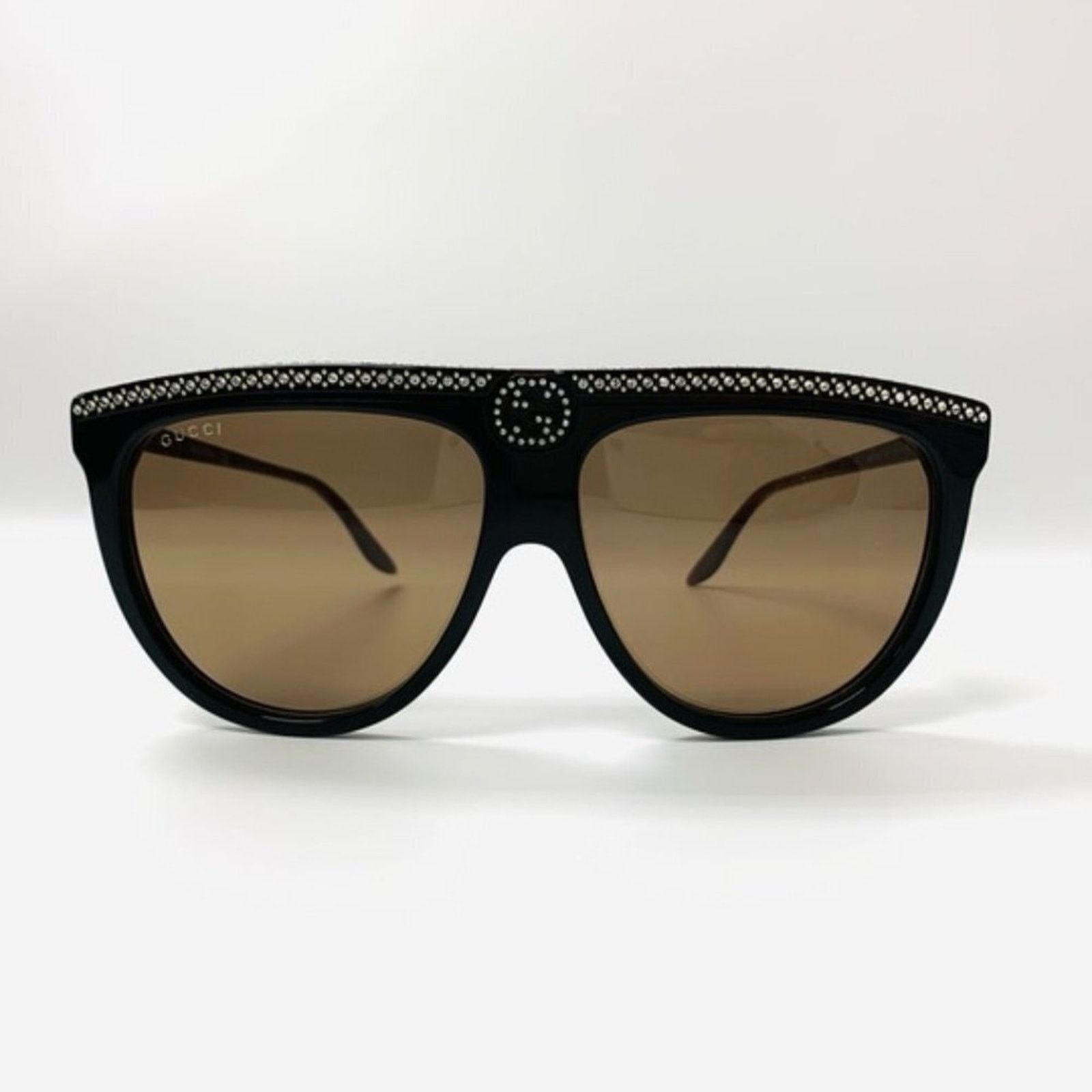 Gucci Gucci NEW GUCCI GG0732S-005 FLAT TOP SHIELD(GG0732S-005-61) Size ONE SIZE - 2 Thumbnail
