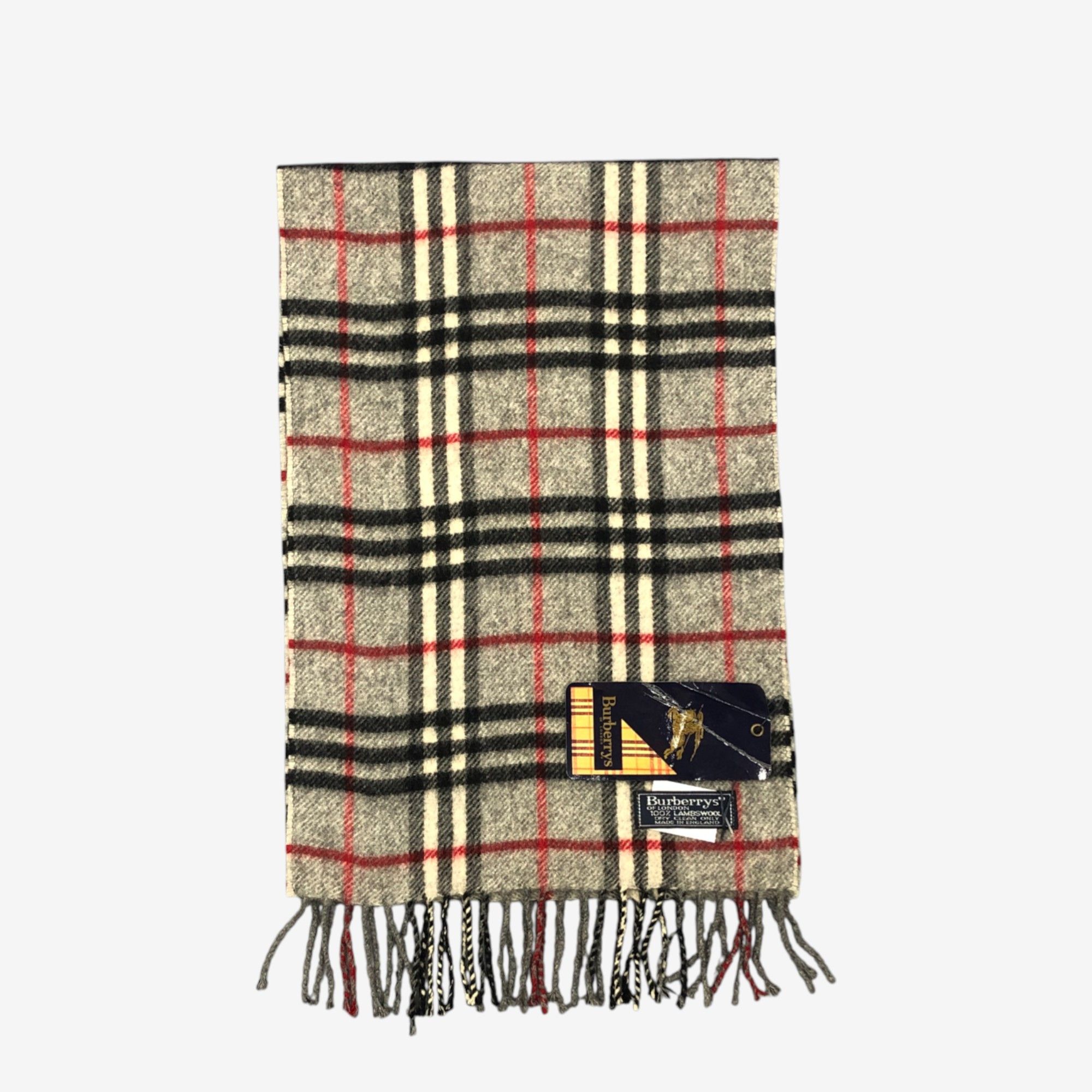 Burberry NWT Vintage Burberry Scarf Muffler Wool Winter Scarves Size ONE SIZE - 2 Thumbnail