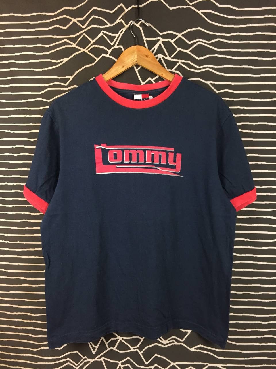 Tommy Hilfiger Vtg Tommy Hilfiger Tommy Jeans Retro Aesthetic Ringer Tee Size US S / EU 44-46 / 1 - 1 Thumbnail
