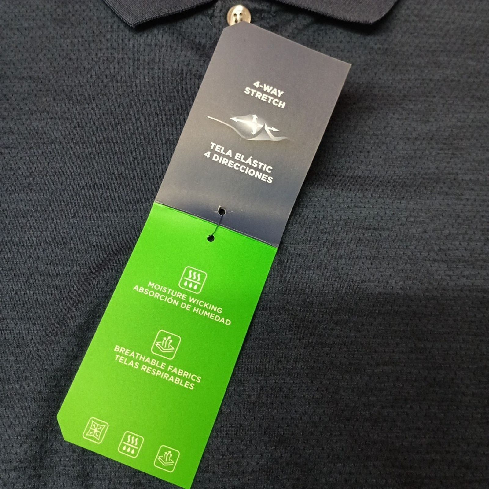 Chaps Chaps Golf Core Polo Shirt Men's 2XL Blue 4-Way Stretch Size US XXL / EU 58 / 5 - 4 Thumbnail