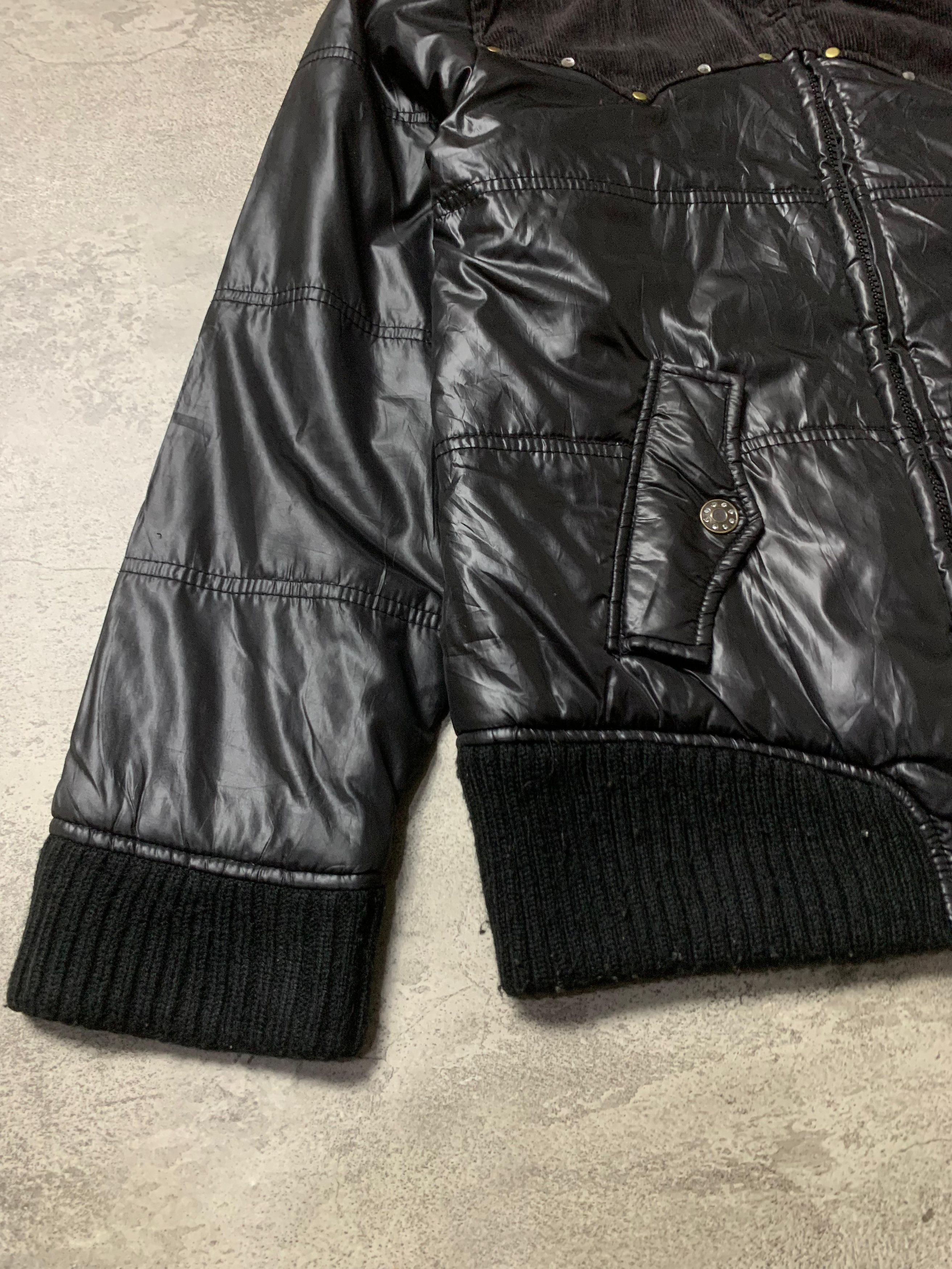 Isamu Katayama Backlash 2000s Japanese Archive Vkei Zip Up Black Puffer Jacket Size US M / EU 48-50 / 2 - 4 Thumbnail