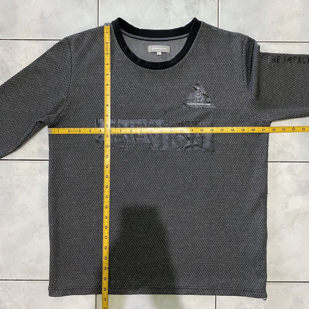 semanticdesign Semantic Design Exertion Technical Shirt Minimal Techwear Size US L / EU 52-54 / 3 - 17 Thumbnail