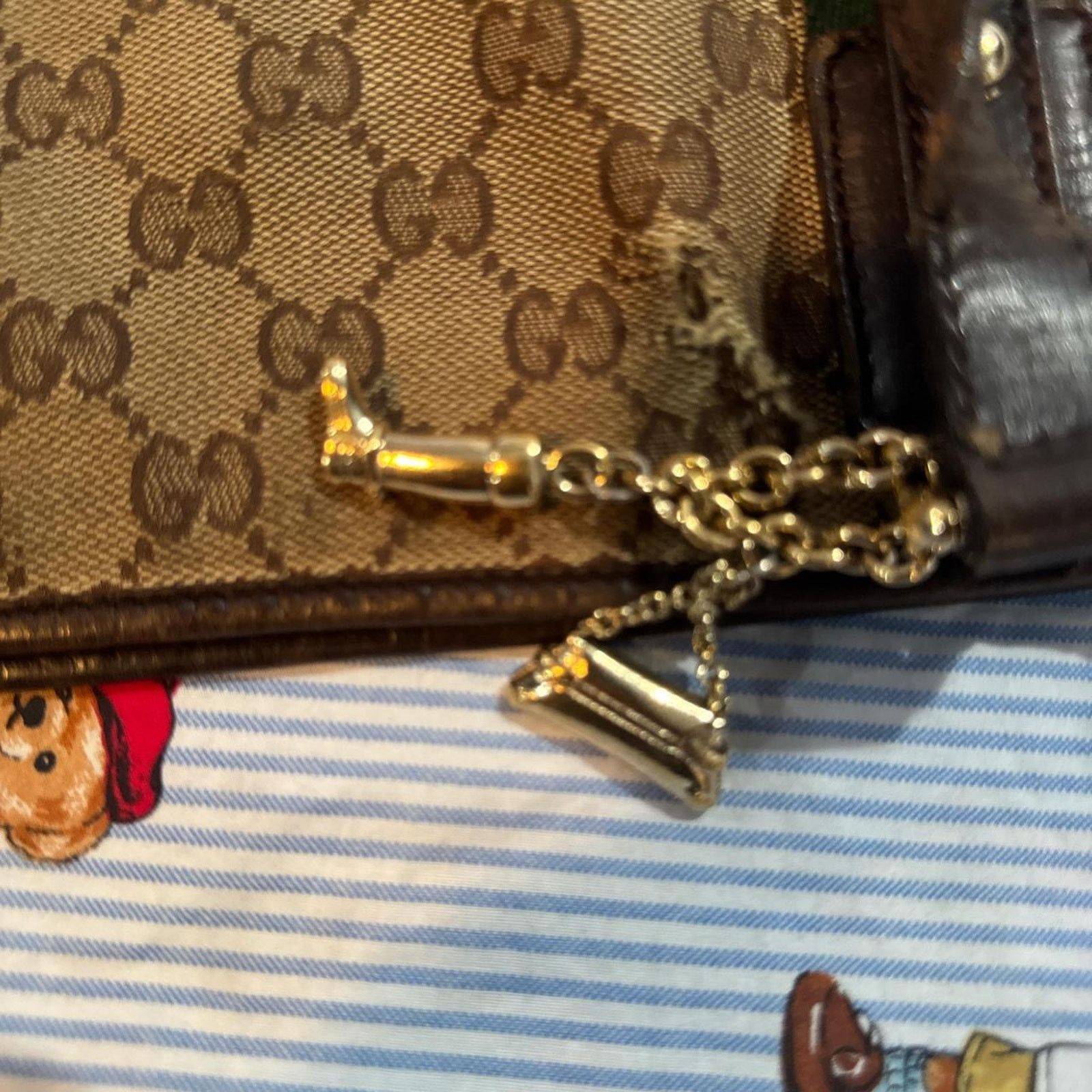 Gucci Gucci brown, red and red shoulder bag Size ONE SIZE - 4 Thumbnail