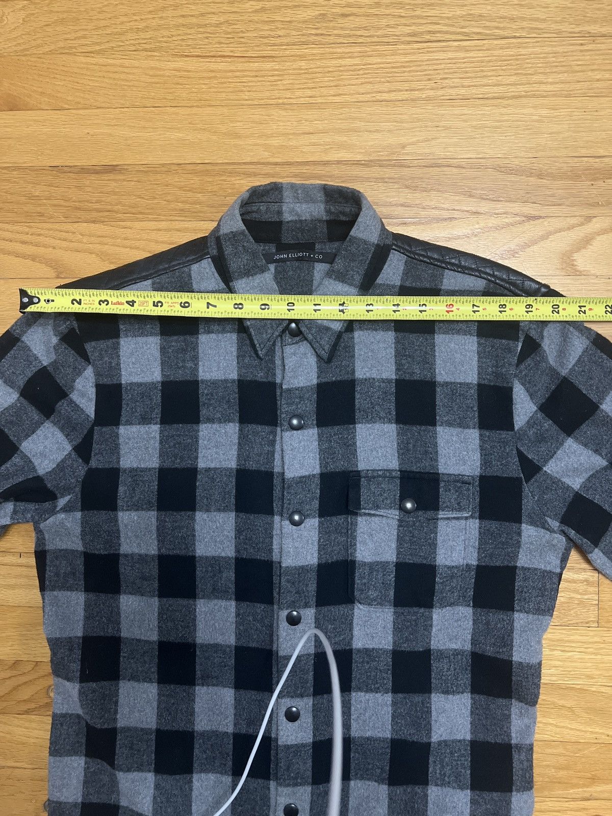 John Elliott 41 Overshirt Lambskin Flannel Size US M / EU 48-50 / 2 - 8 Thumbnail