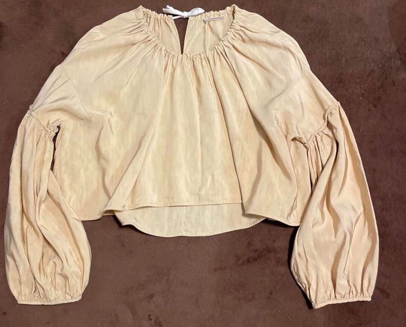 Jil Sander Jil Sander Rayon linen blended shirt top Size 4XL / US 24-26 - 1 Thumbnail